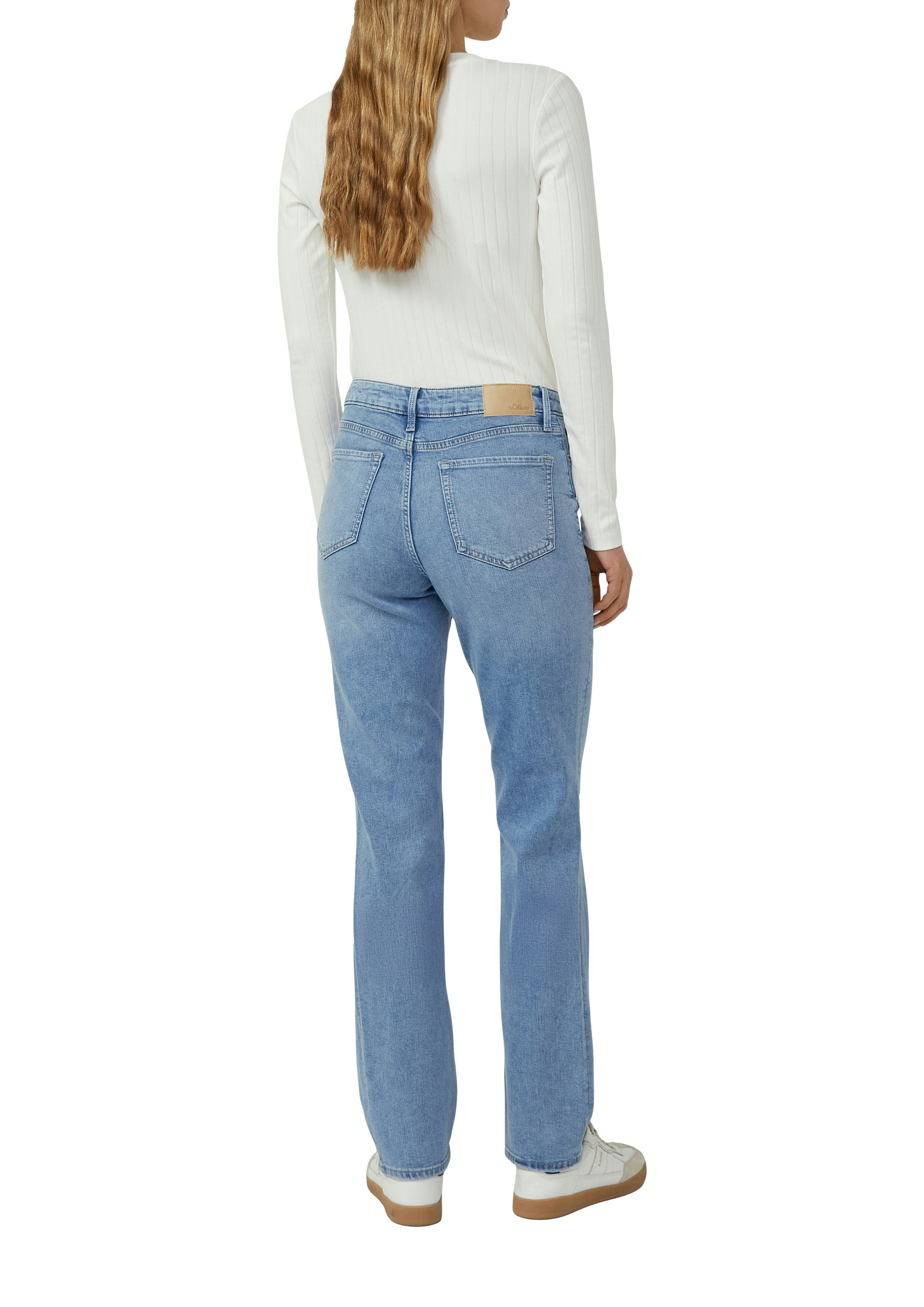 s.Oliver Jeans droit Mid Rise, Regular Fit