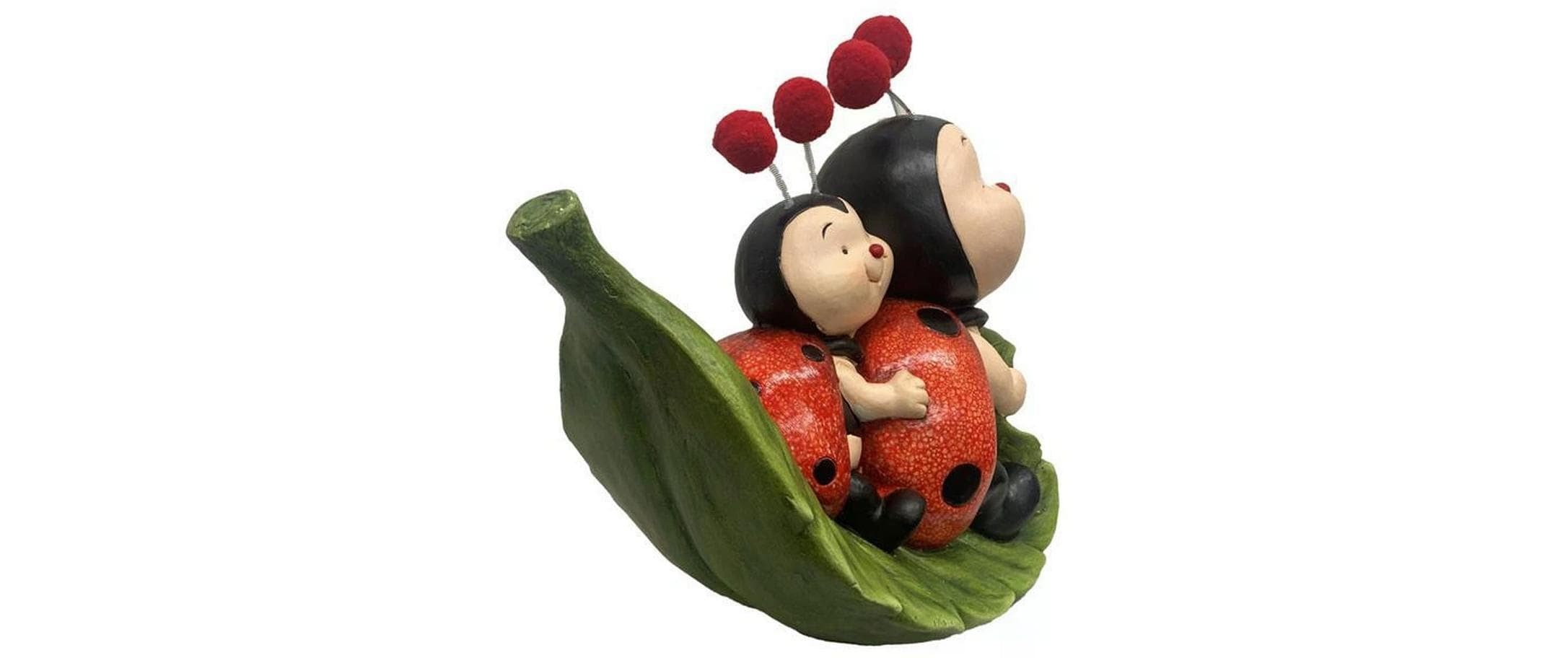   Dekofigur »Dameco zwei Marienkäfer 19 x 38,8 x 29,5 cm«