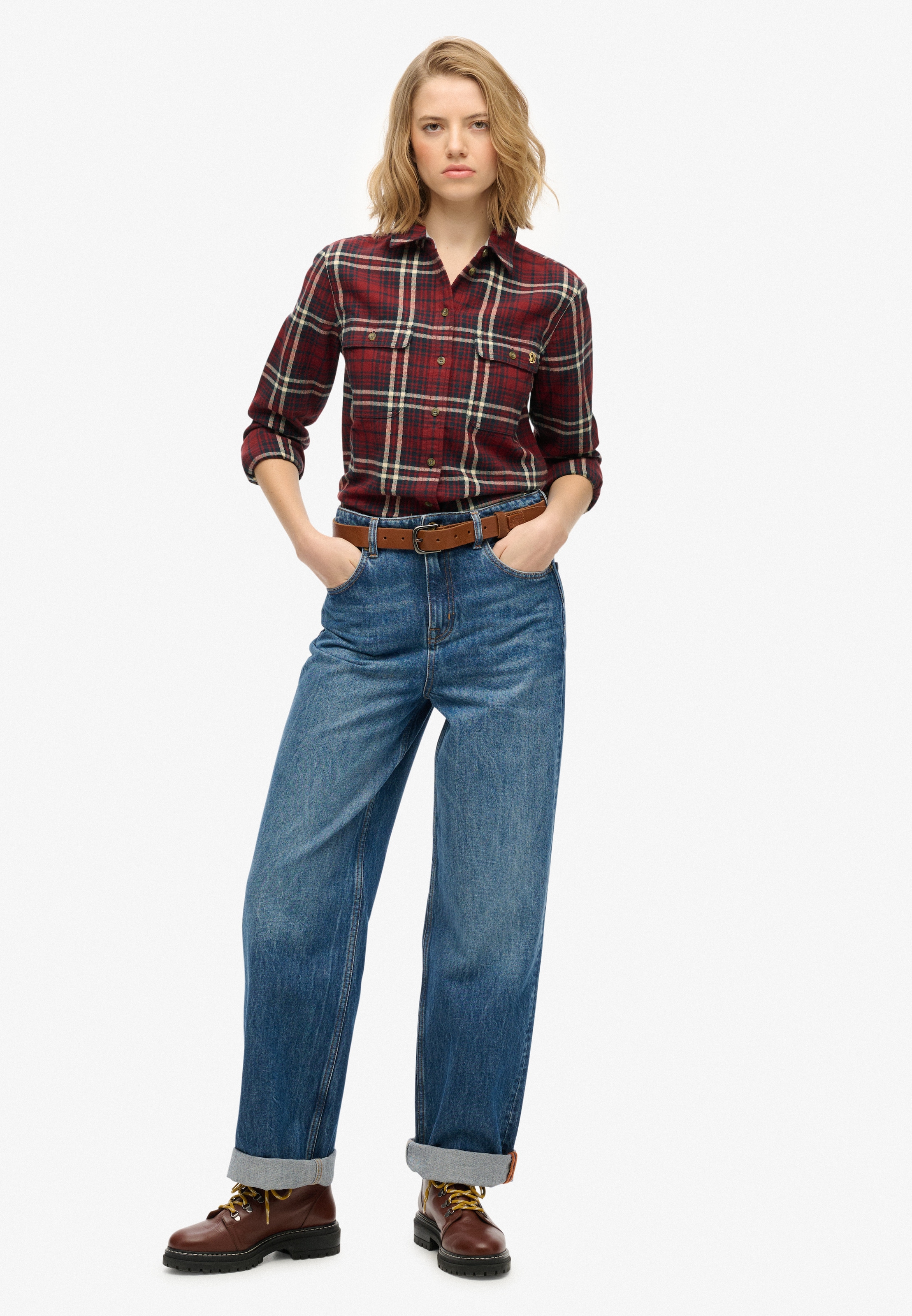 Superdry Karobluse »LUMBERJACK CHECK FLANNEL SHIRT«