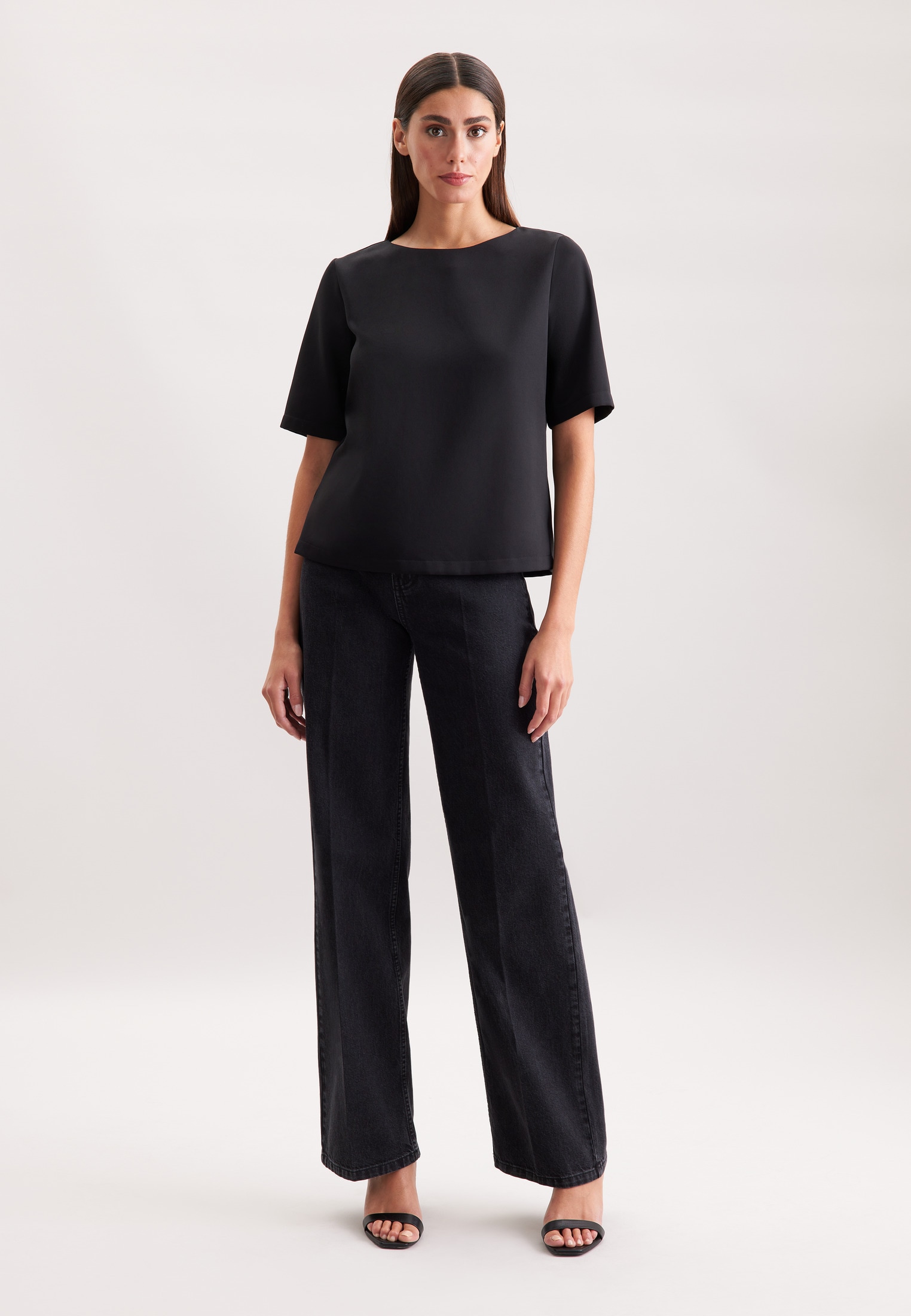 seidensticker Schlupfbluse 1/2 Uni