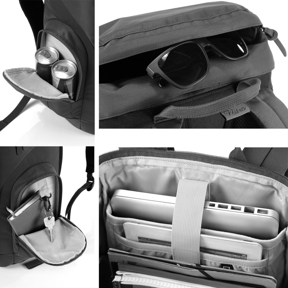 NITRO Freizeitrucksack »Daypacker« mit Laptopfach, Schulrucksack, Wanderrucksack oder Streetpack