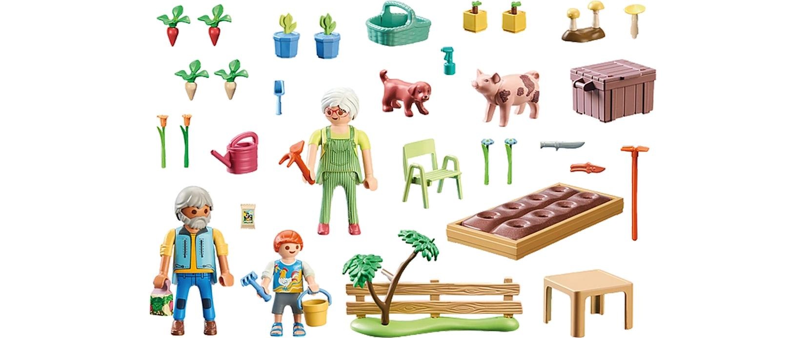 Playmobil® Spielbausteine »Country Idyllischer Gemüsegarten 71443«