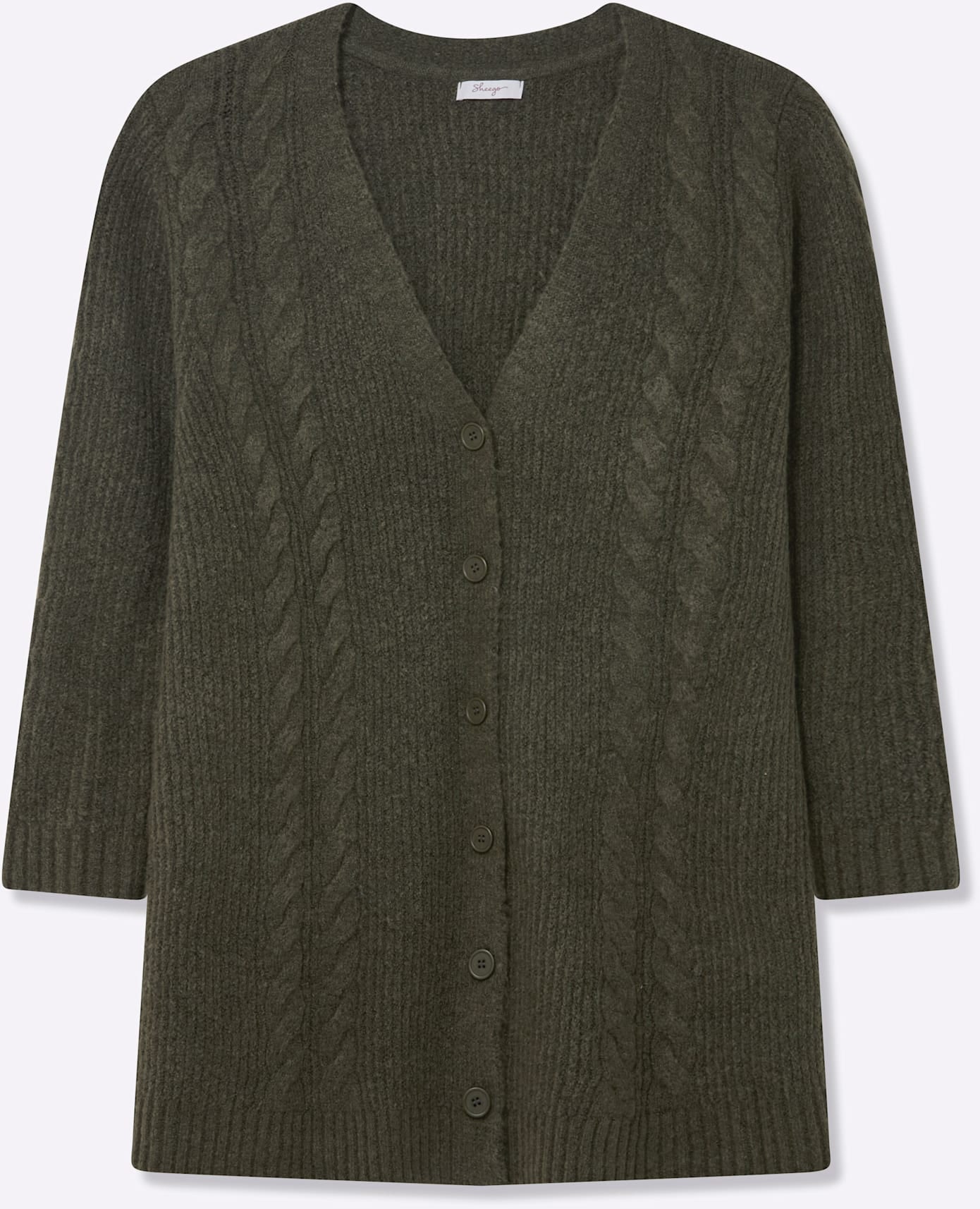 Sheego Longstrickjacke