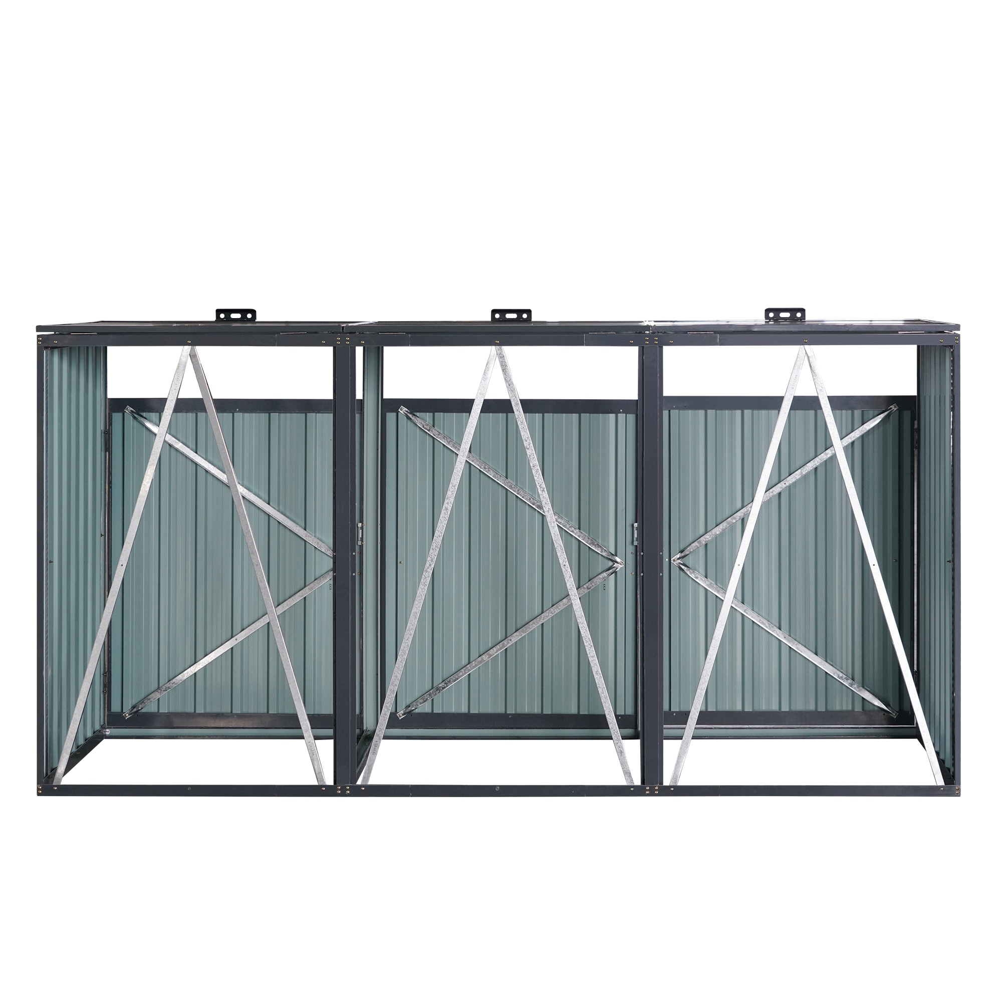 KONIFERA Coffre à poubelles »Santander« LxPxH : 240x80x122 cm