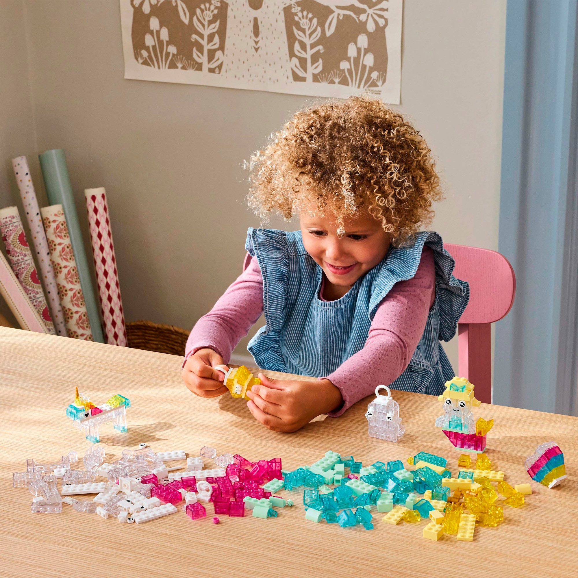 LEGO® Konstruktionsspielsteine »Zauberbox mit durchsichtigen Steinen (11040), LEGO® Classic« Made in Europe