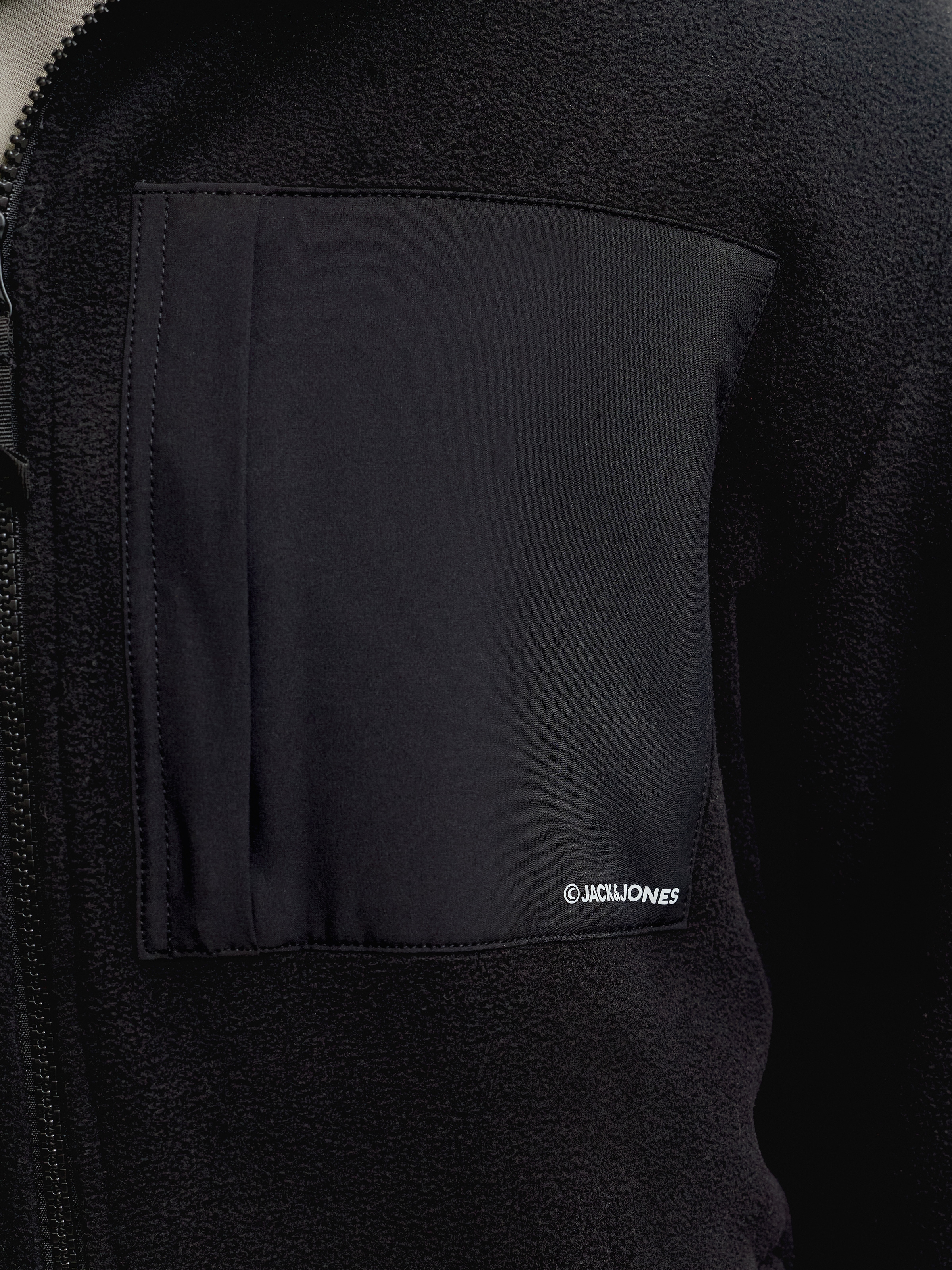 Jack & Jones Fleecejacke »JJEMASON FLEECE SN« Kunstfaser, regular fit