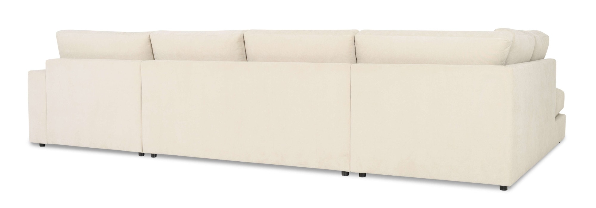 GOODproduct Paysage de salon »Nivette, weiches Chenille« Breite 386 cm, U-Form, bodentief, 6 Zierkissen inkl.