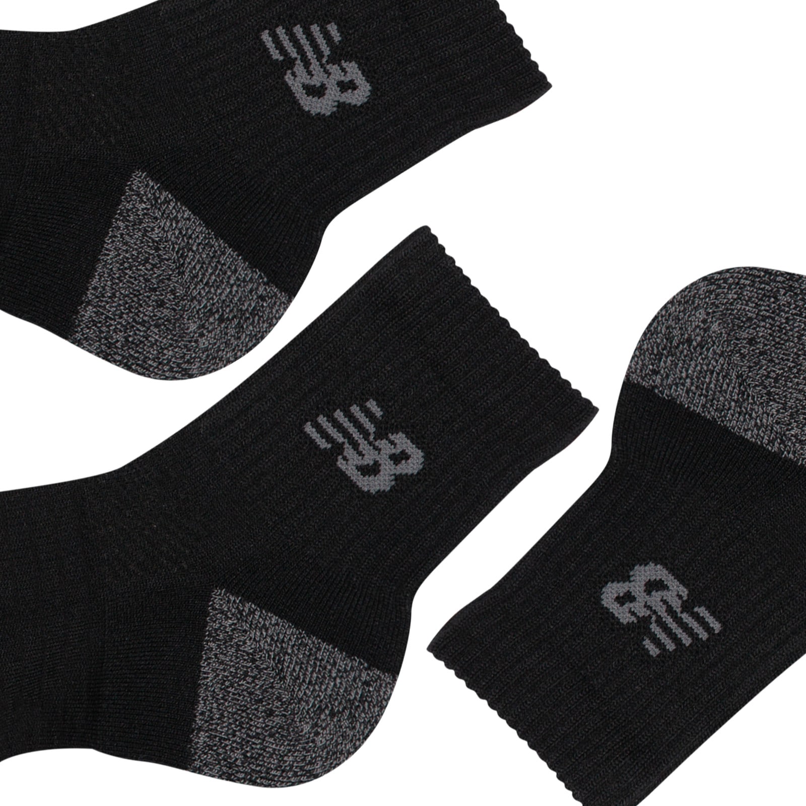 New Balance Chaussettes de sport »ACTIVE QTR SOCKS 3 PACK« 3 Couple tlg. chaussettes courtes résistantes, pack de 3, sensation de port sec