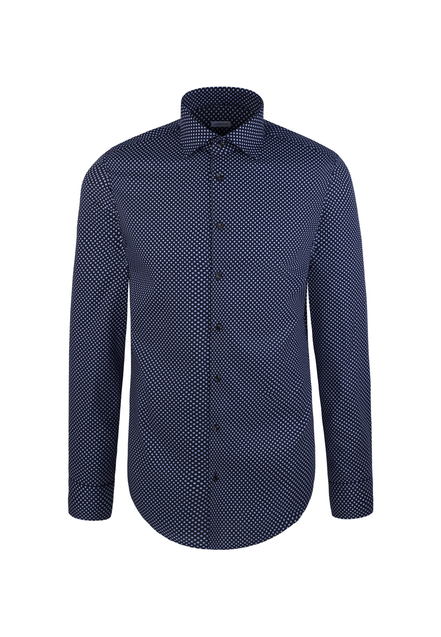 seidensticker Chemise d'affaires »Schwarze Rose« Slim 1/1 Kentkragen Druck