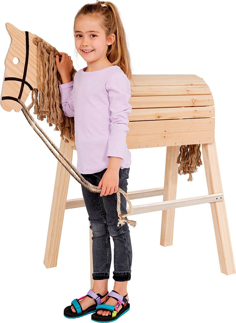 Happy People Cheval en bois FSC® - schützt Wald