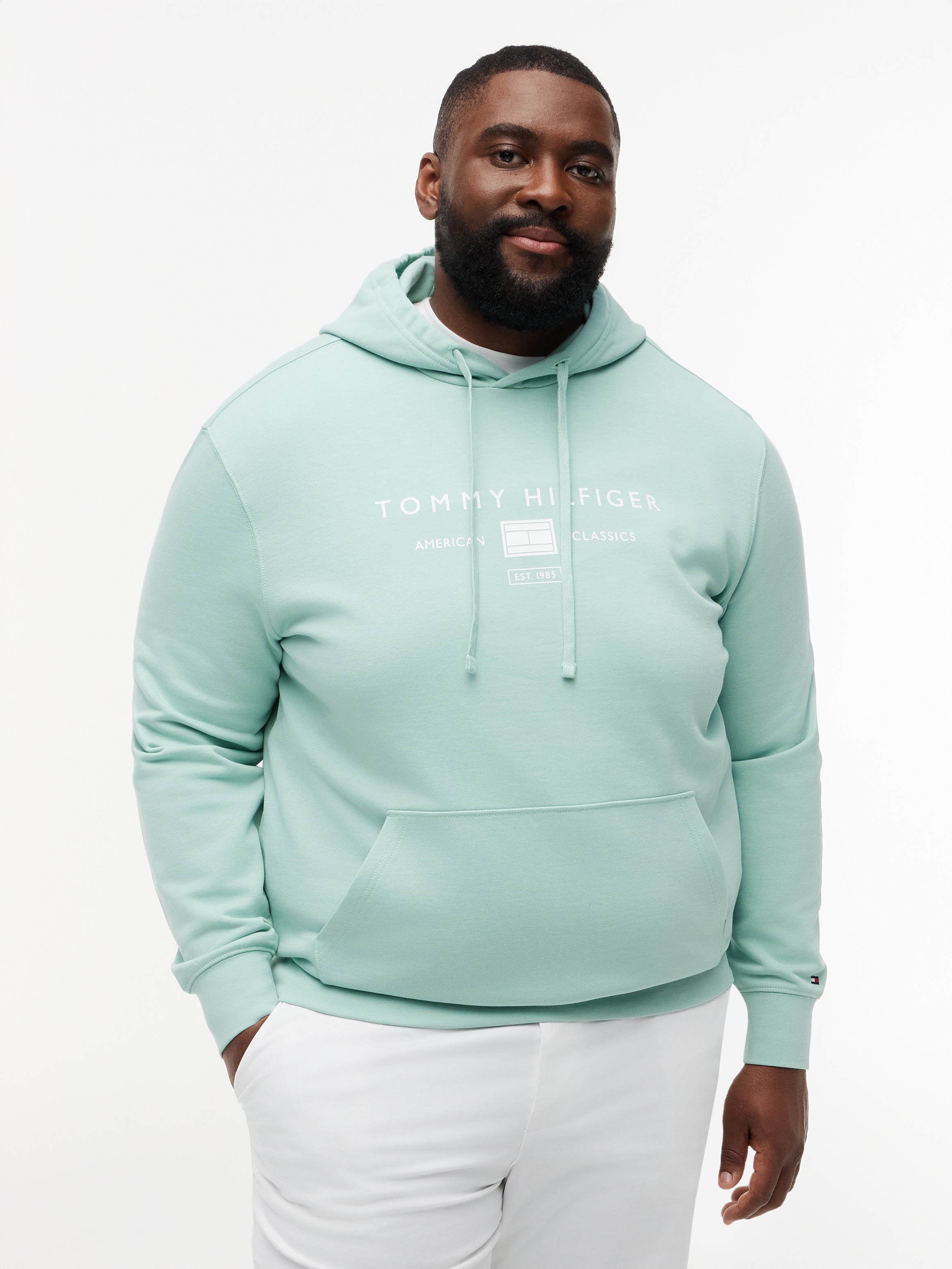 Tommy Hilfiger Big & Tall Hoodie »BT-BRAND L0VE TR MONO STOCK«, grandes tailles, coupe normale
