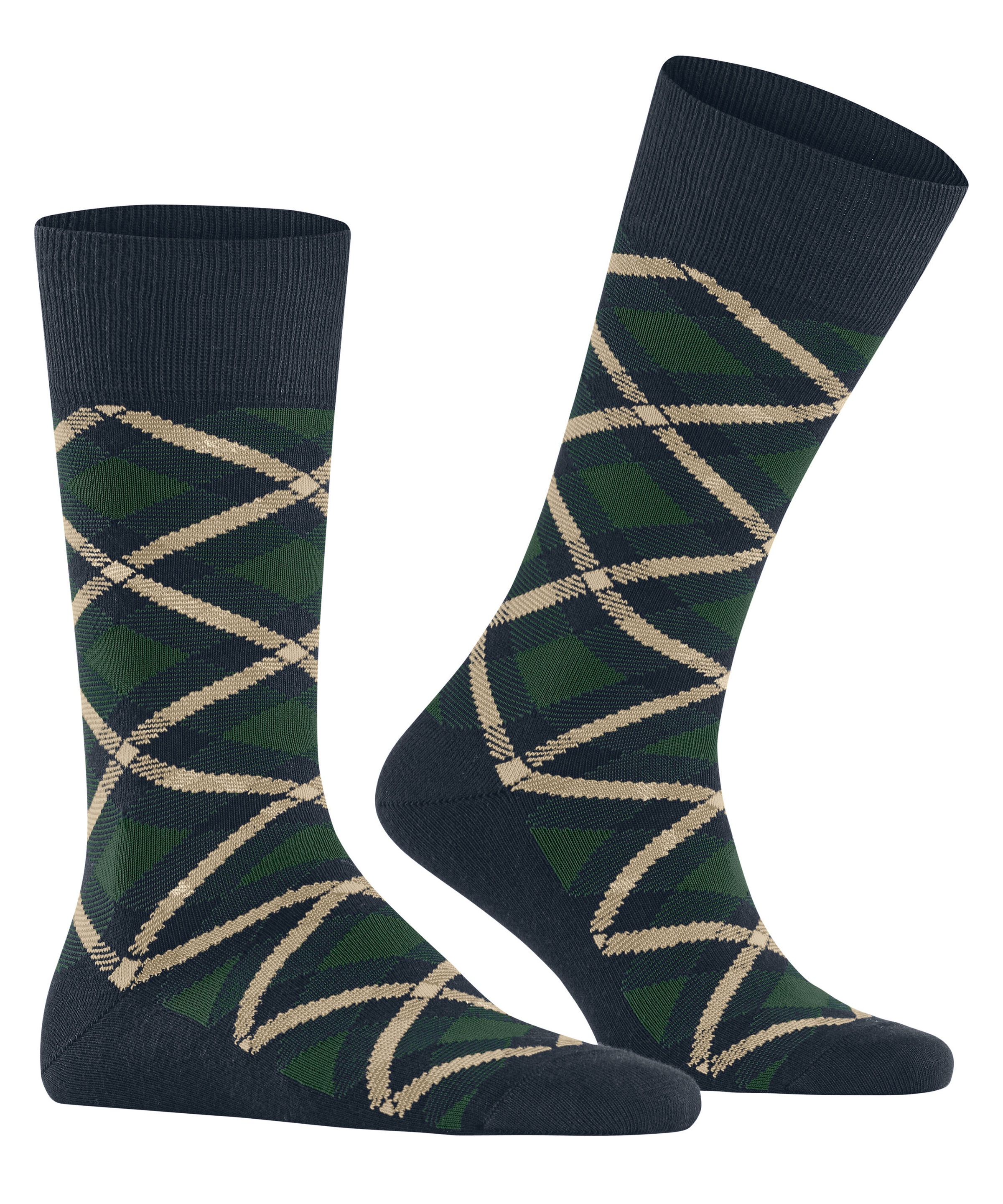 Burlington Chaussettes »Tartan« Taille unique 40-46, à carreaux, clip Burlington