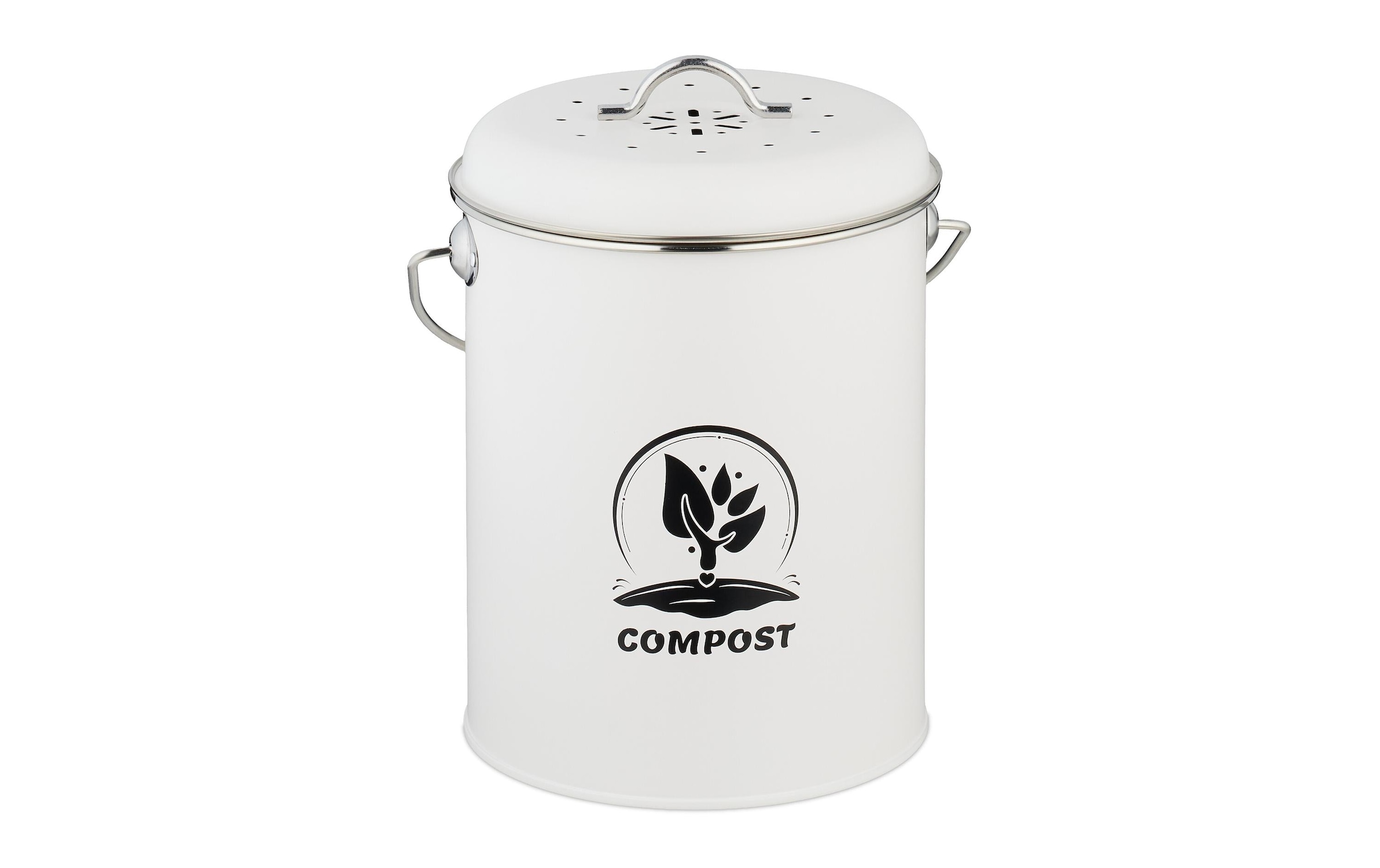 relaxdays Biomülleimer »mit Geruchsfilter 5,5 l«