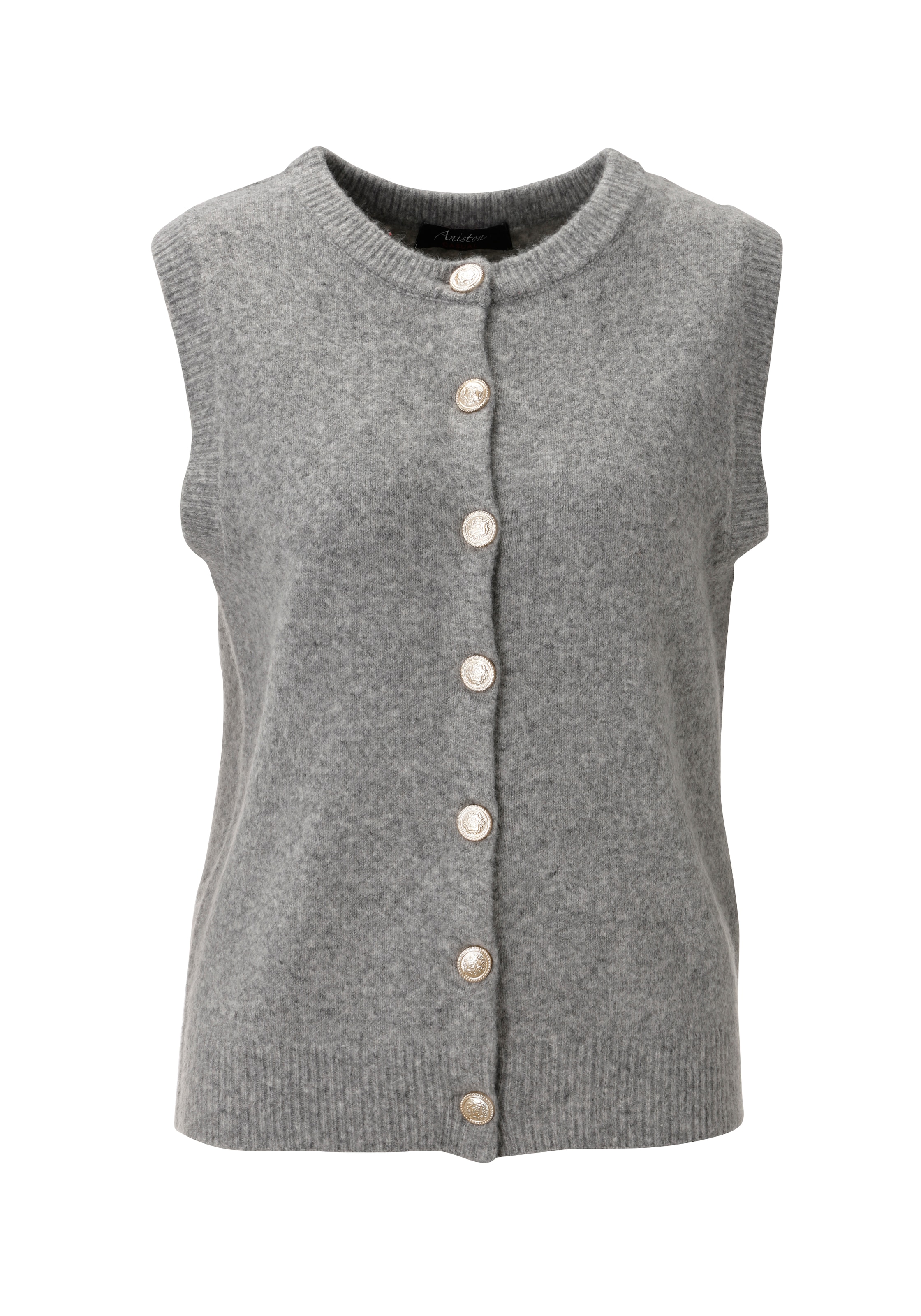 Aniston CASUAL Strickweste mit dekorativen Knöpfen zu schliessen - NEUE KOLLEKTION