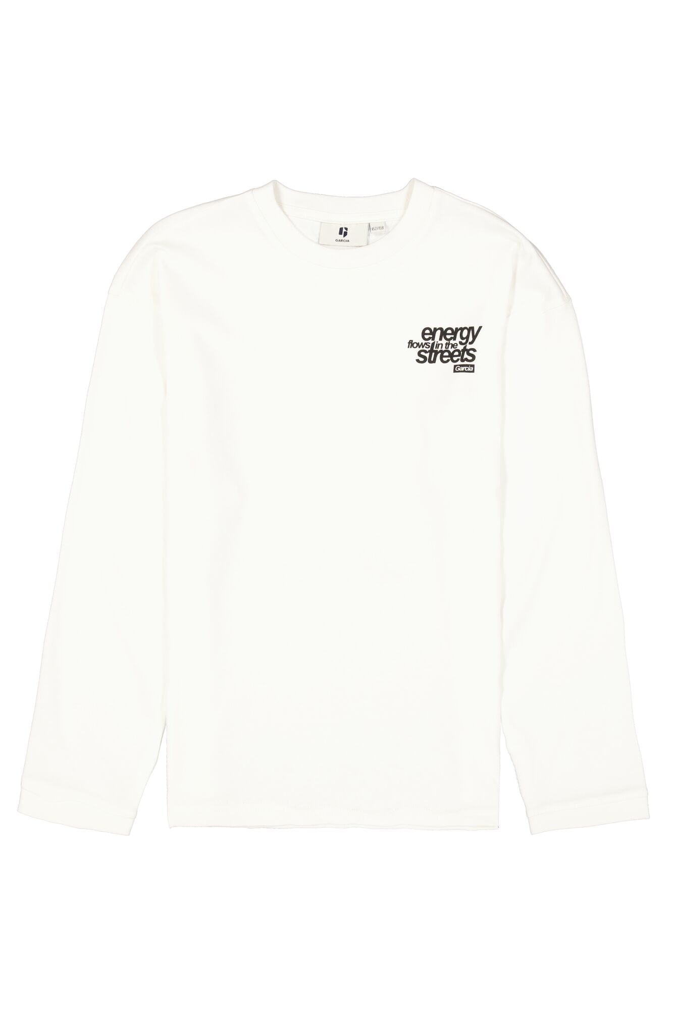 Garcia T-shirt à manches longues avec imprimé pour garçons