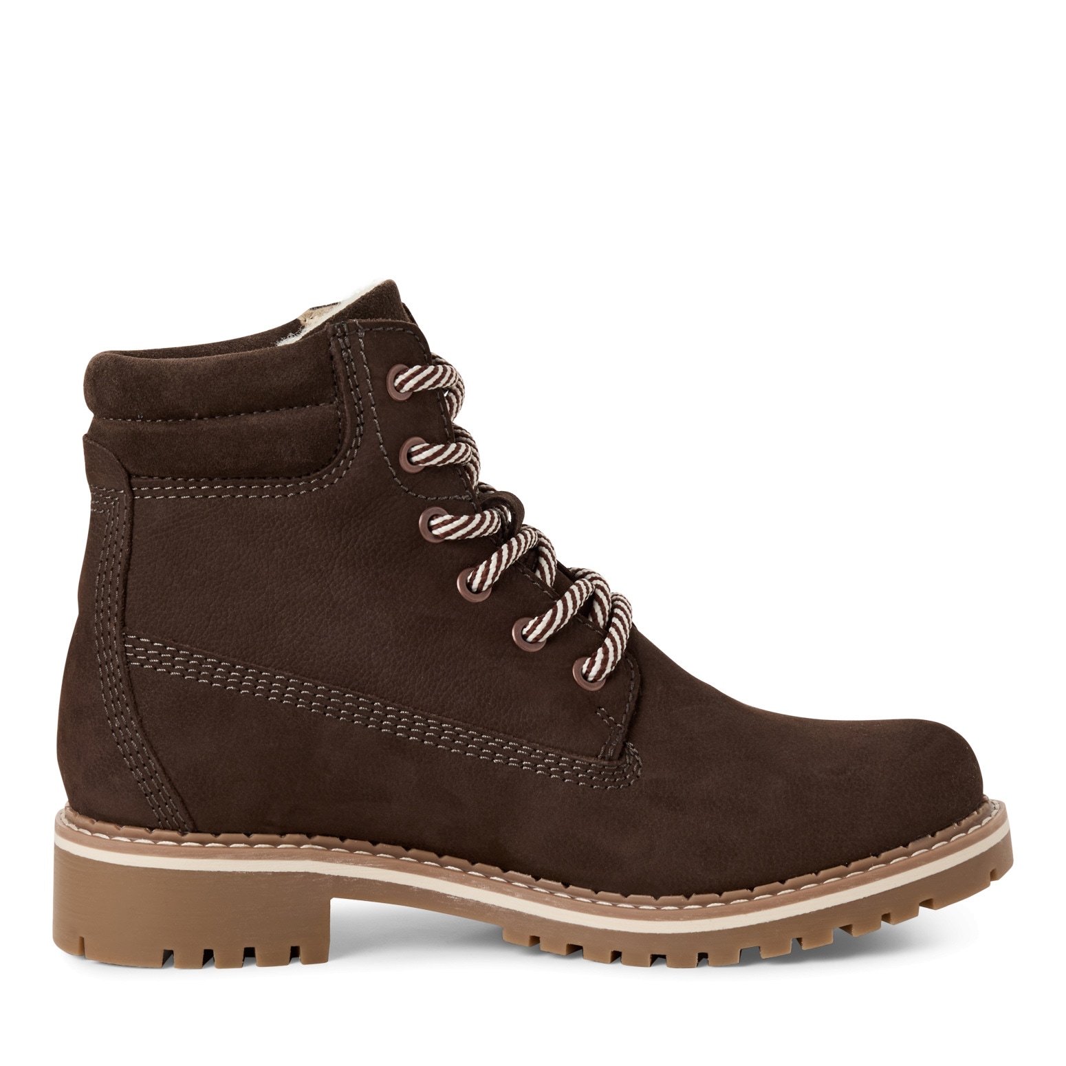 Tamaris Bottes d'hiver  à talon bloc, bottine à lacets avec équipement DUO-TEX