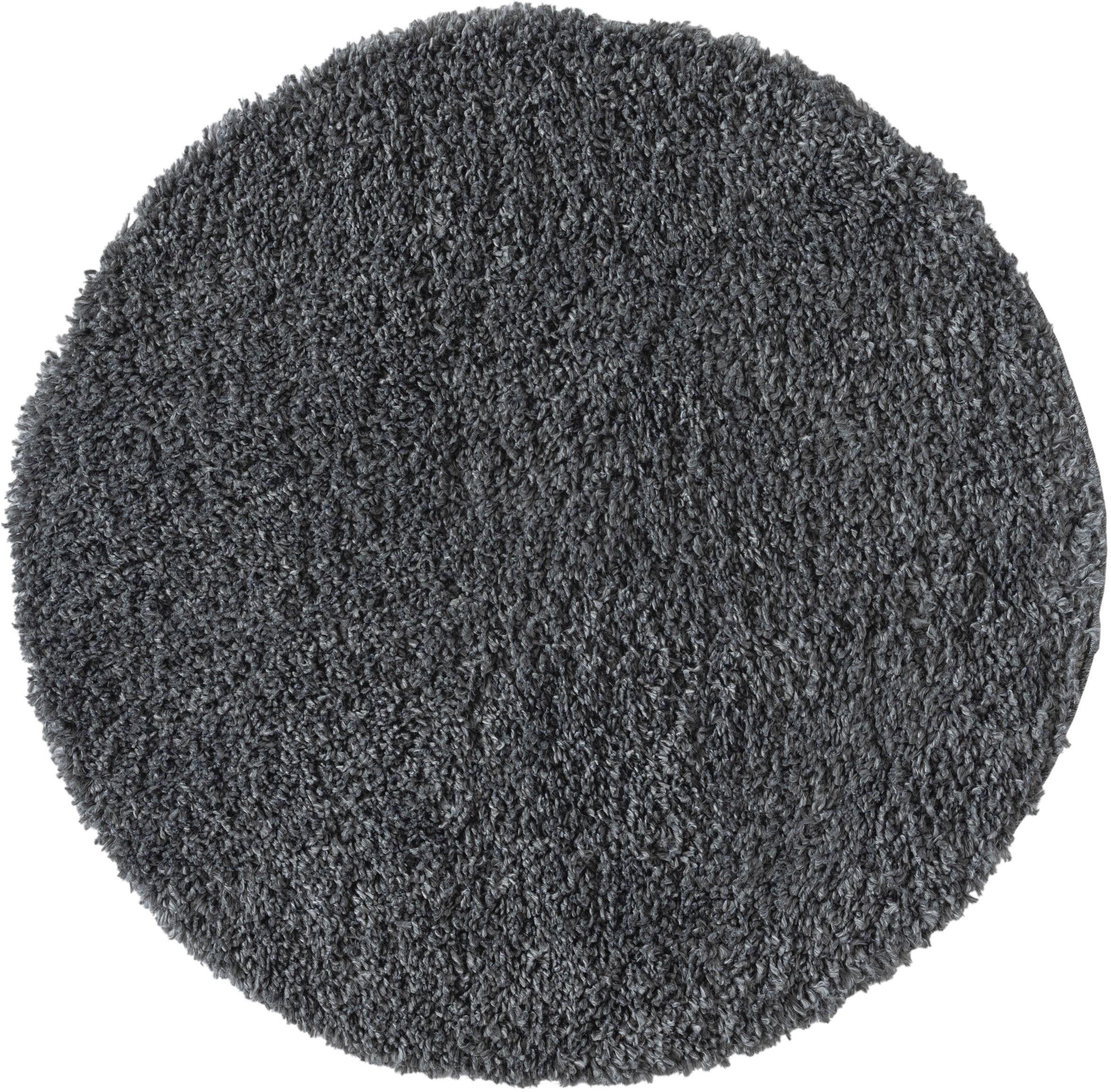 GOODproduct Hochflor-Teppich »Banji« rund 37 mm Höhe Uni Farben, weich und flauschig, auch als rechteckig erhältlich