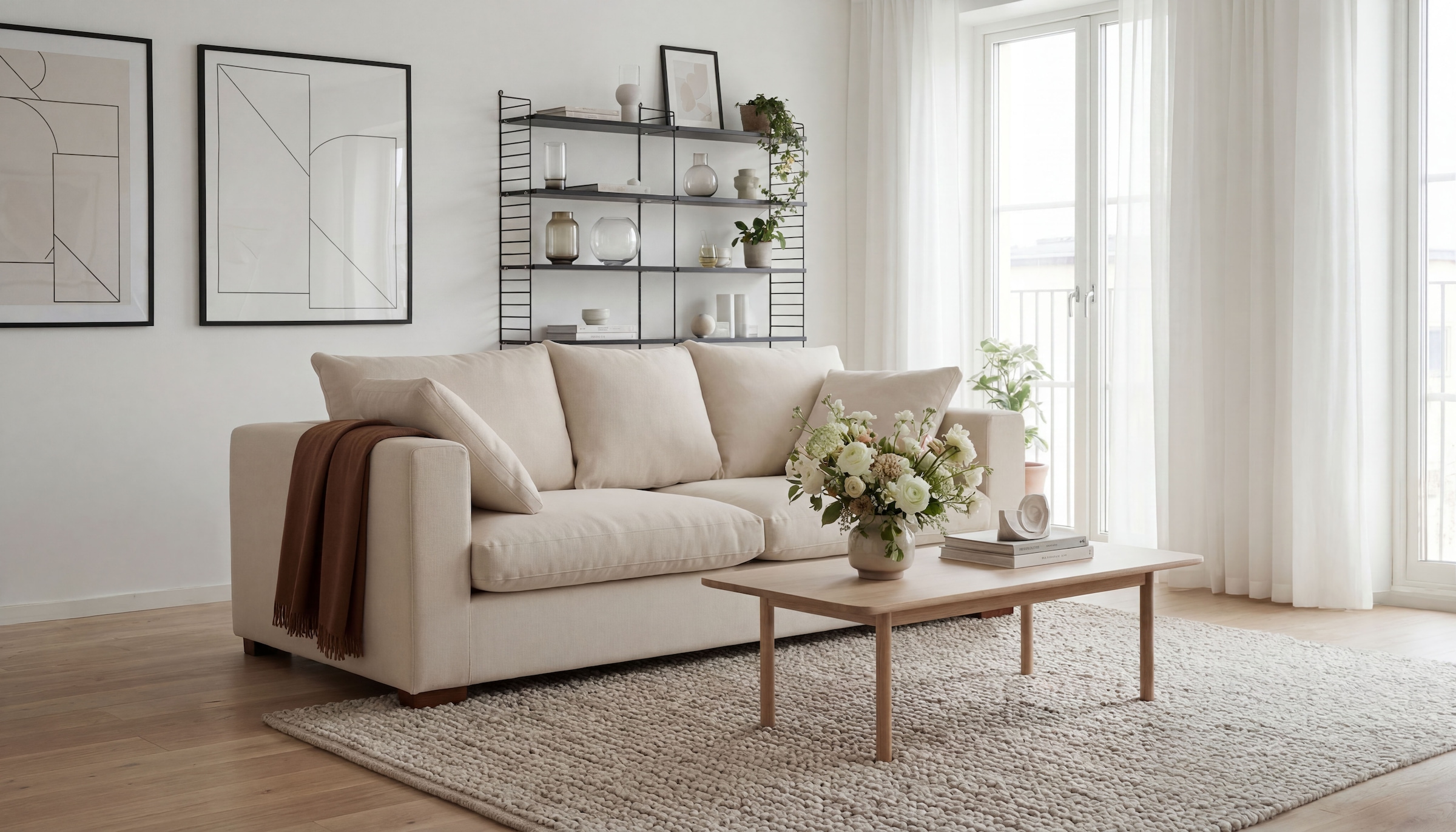 GOODproduct 2-Sitzer »Comfy« extra weich und kuschelig, Füllung mit Federn und Daunen