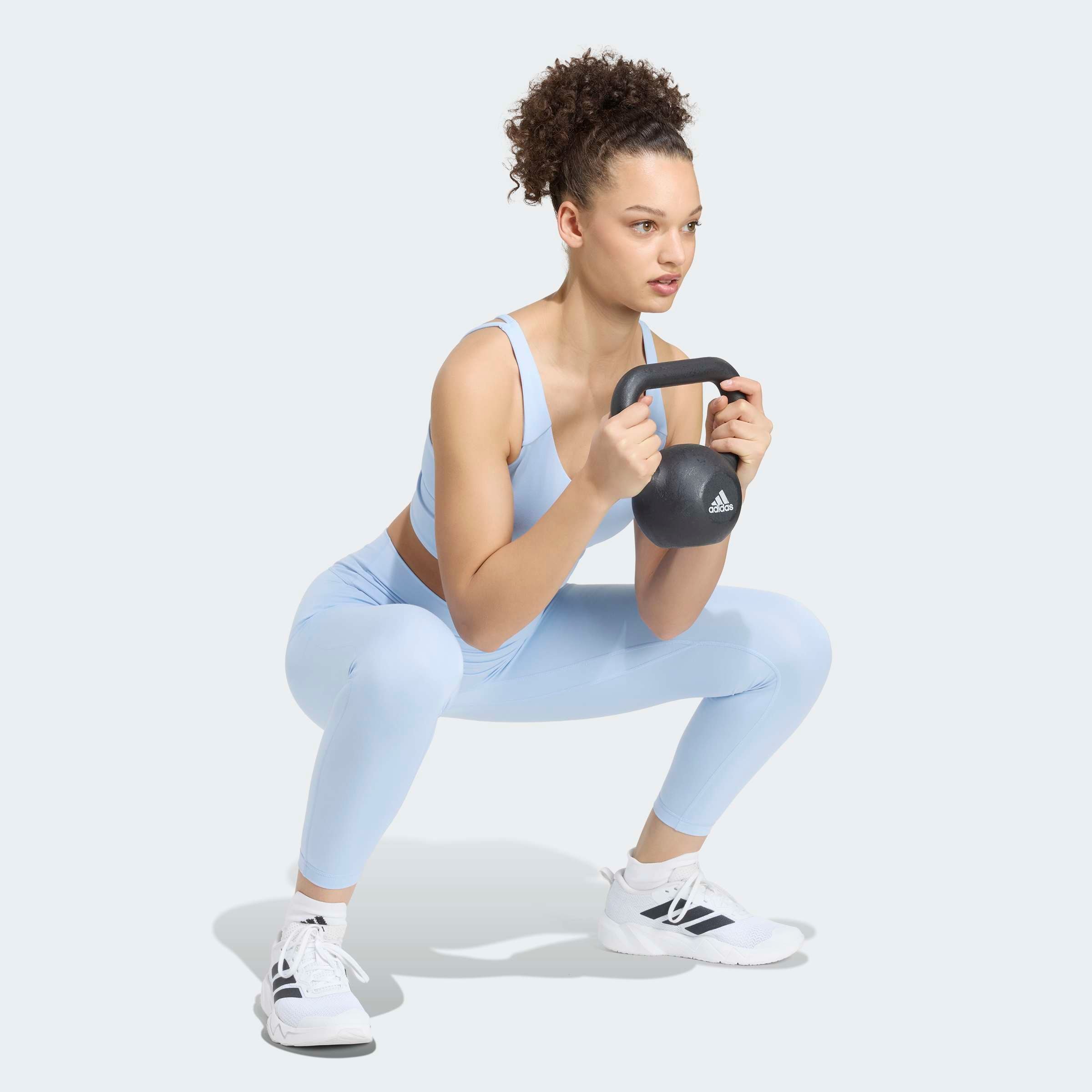 adidas Performance Trainingstights »3-STREIFEN STUDIO ALL ME 7/8 X-OVER LEGGINGS«