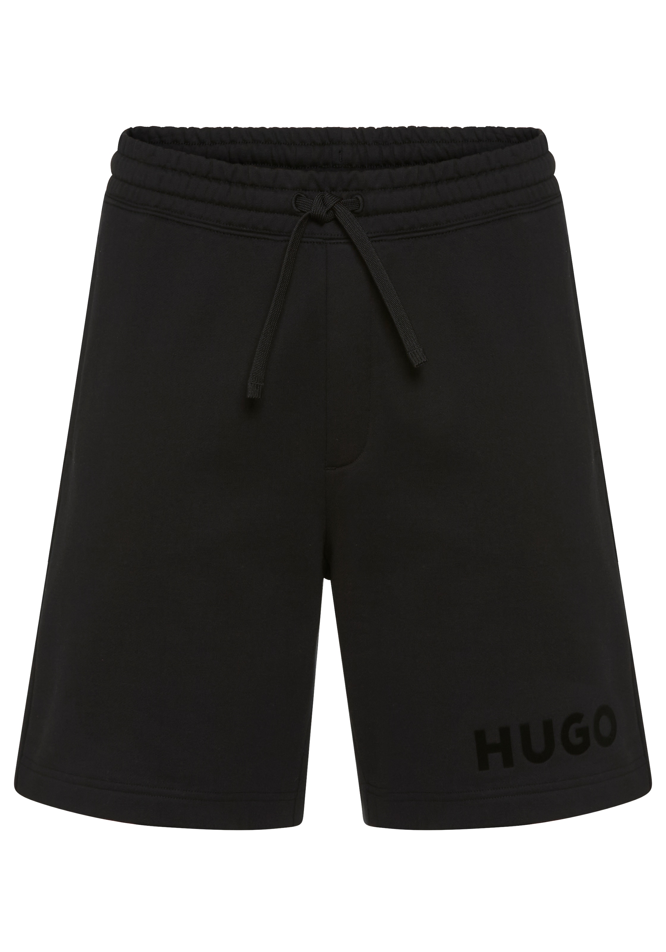 HUGO Sweatshorts »Dinkoe«  elastischer Bund mit Kordel, Relaxed Fit, Logo-Druck