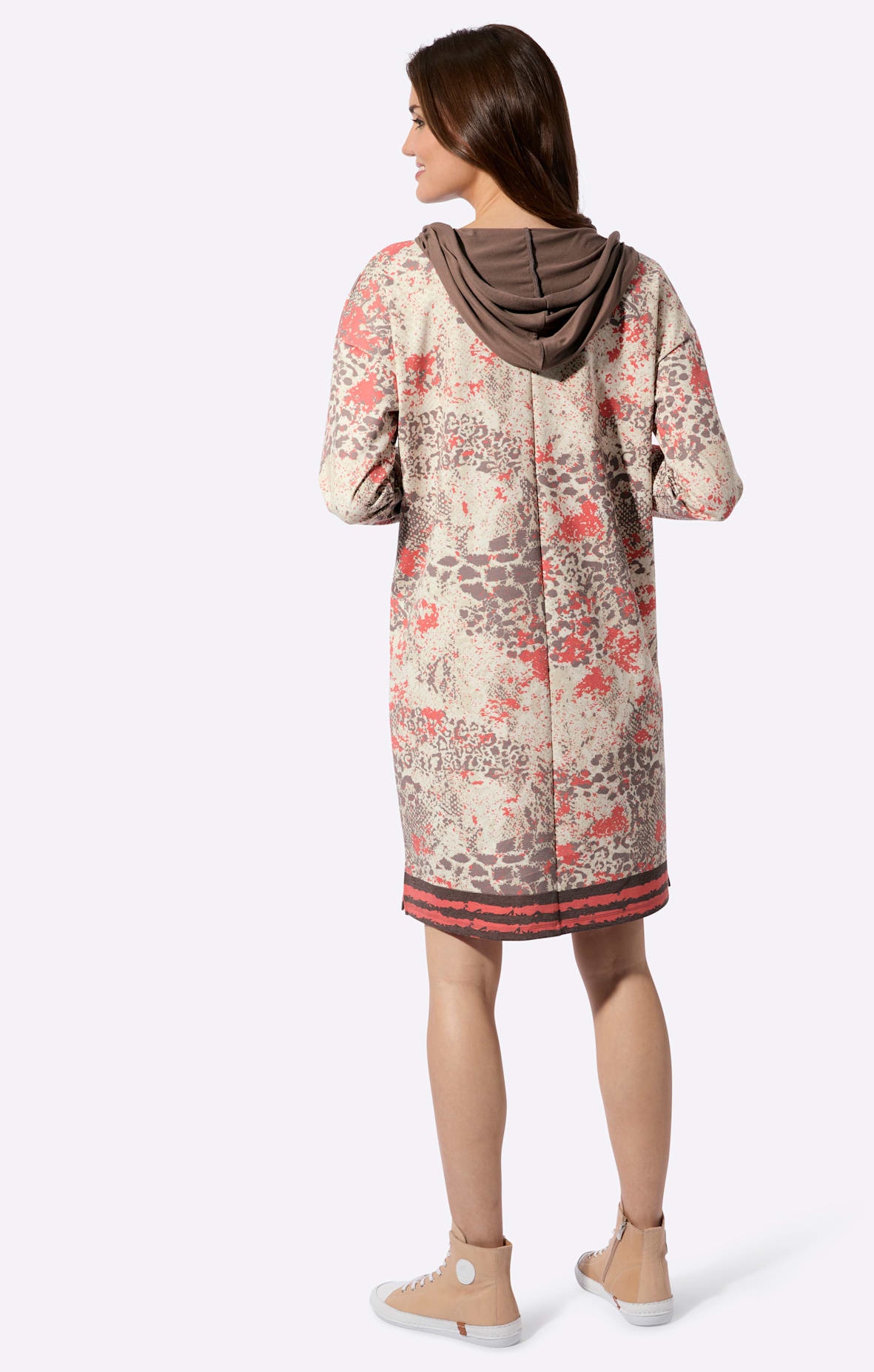 Inspirationen Robe t-shirt »Druck-Kleid«