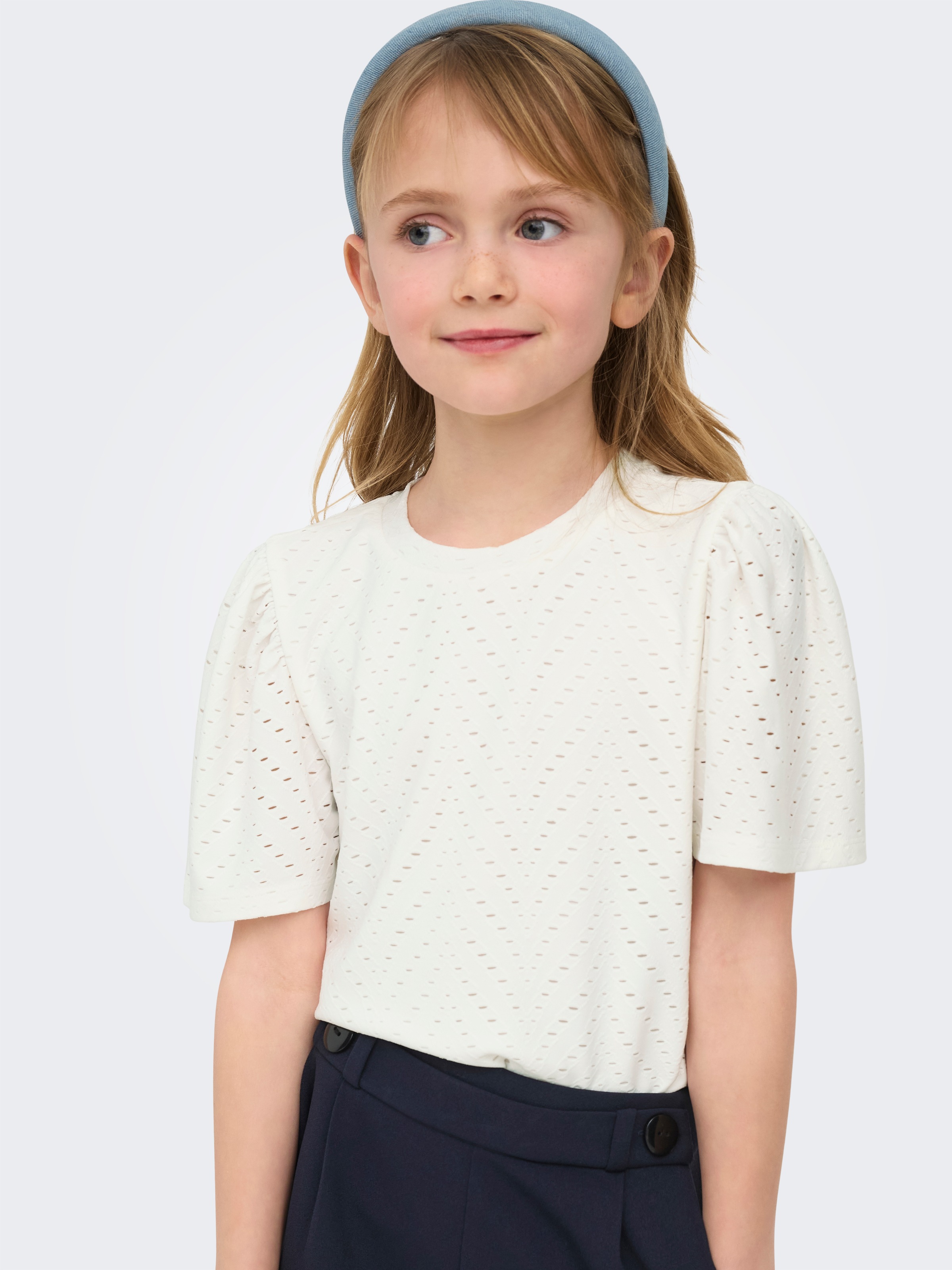 KIDS ONLY T-Shirt »KOGCARLA CATHINKA S/S TOP JRS« mit Raffungen an der Schulter