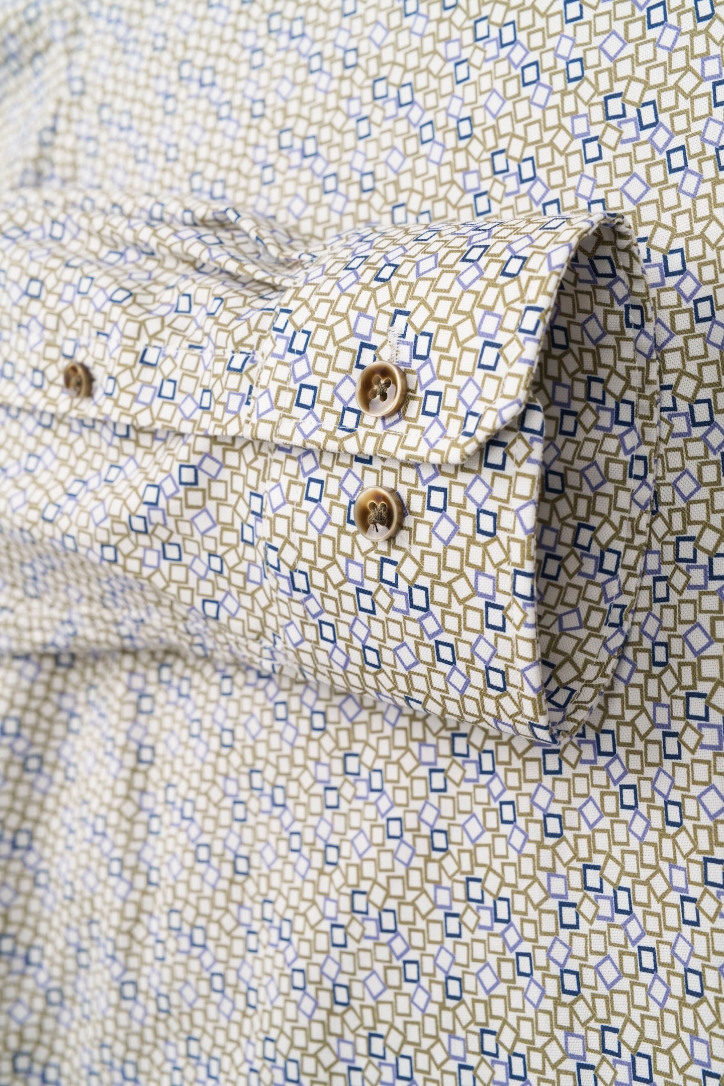 bugatti Chemise à manches longues mit Button-Down-Kragen