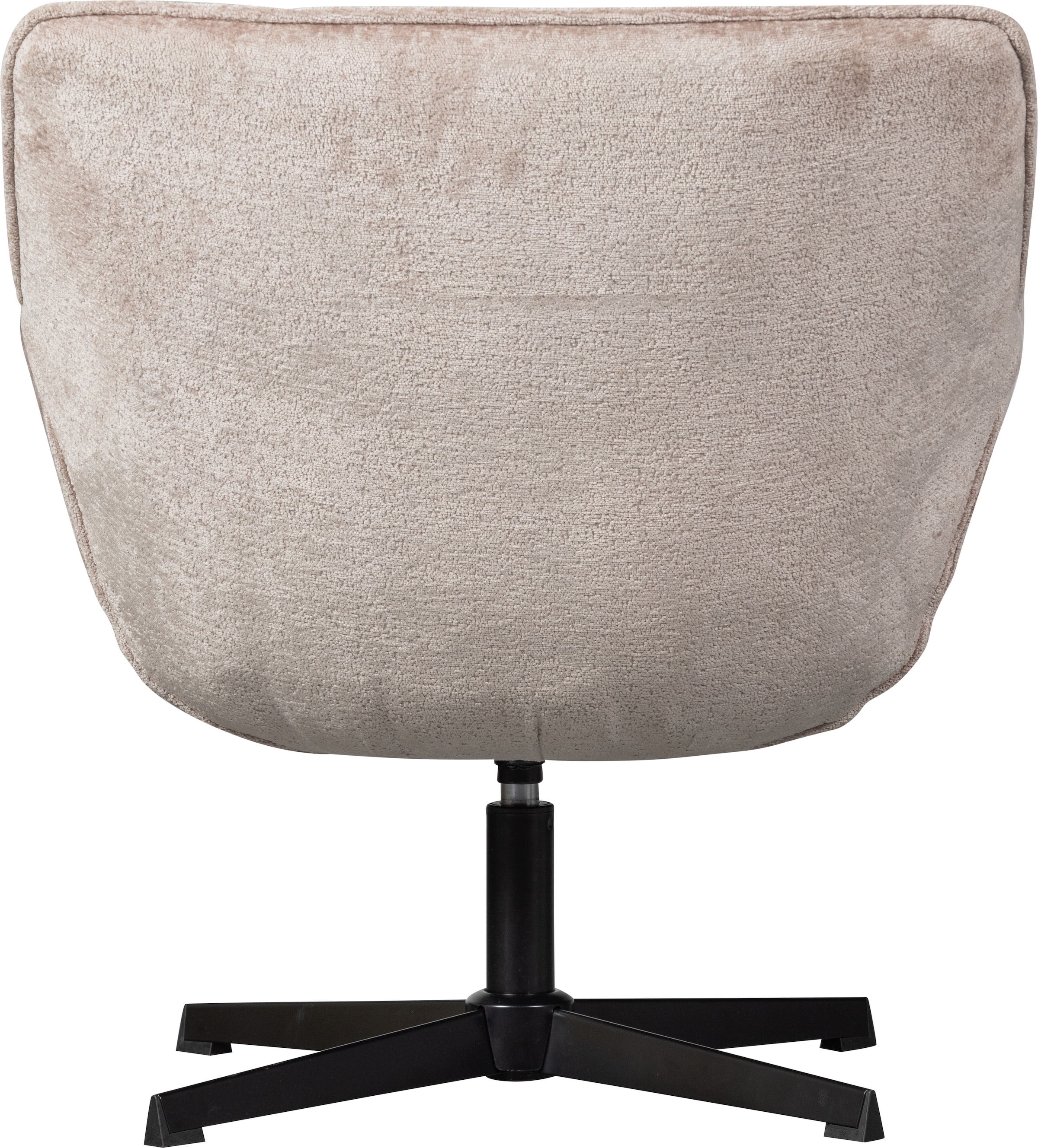 WOOOD Fauteuil pivotant »Wibo Chenille-Bezug mit Drehmechanismus, H 94 x B 71 x T 83 cm« capacité de charge 100 kg, structure métallique, résistance maximale à l'usure