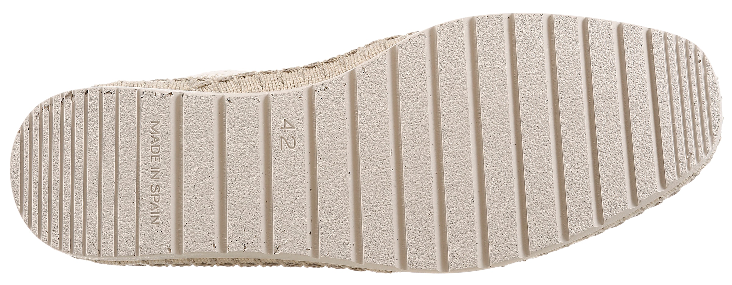 VERBENAS Slipper »BORIS BUZZBEE«  Espadrille, Urlaubsschuh, Flat, Schlupfschuh mit Stretcheinsätze