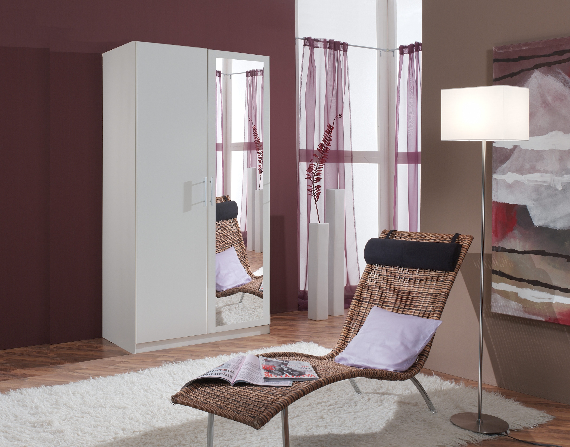 Wimex Kleiderschrank »Cliff Schlafzimmerschrank Garderobe Schrank Bestseller« Mit Ganzkörperspiegel ideal für jeden Raum