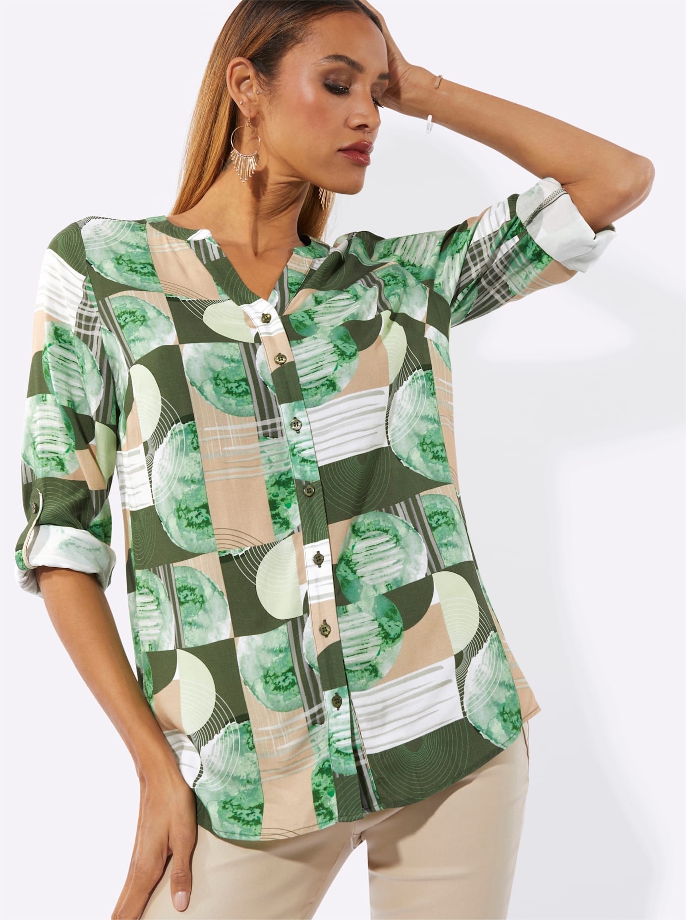 creation L Blouse à manches longues