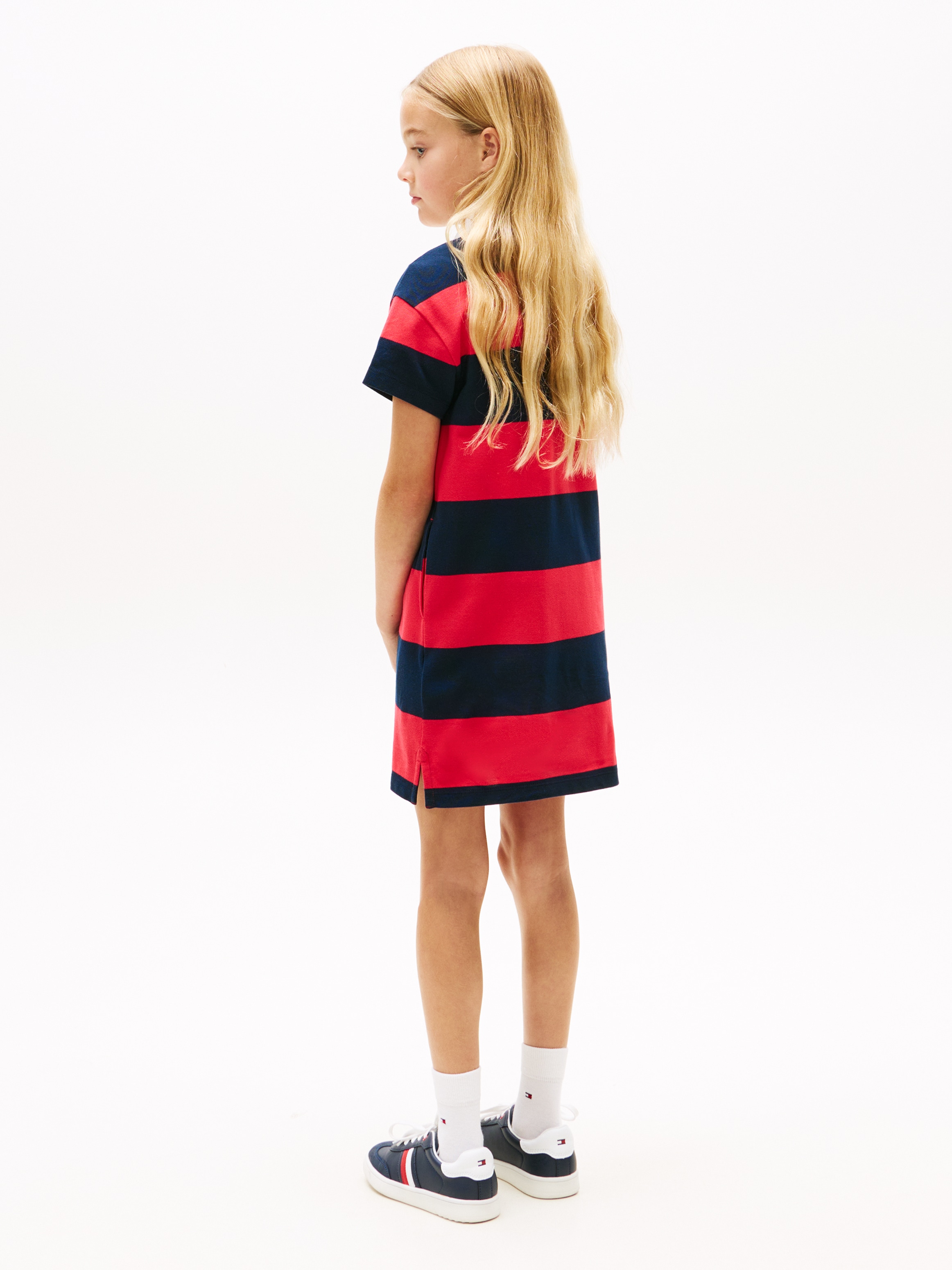 Tommy Hilfiger Polokleid »RUGBY POLO DRESS SHORT SLEEVE« Kinder bis 16 Jahre, Baumwoll-Piqué, regular fit