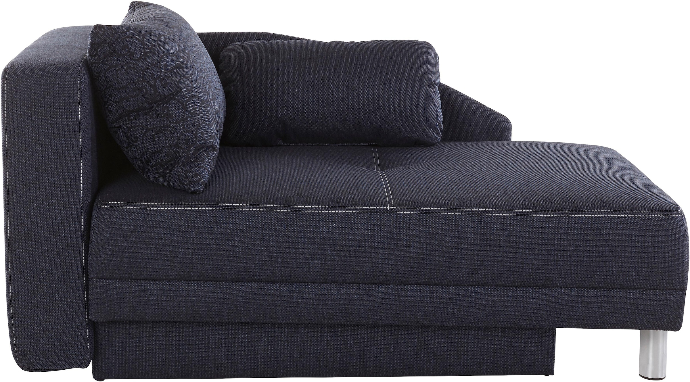 Jockenhöfer Gruppe Recamiere »Roy, B: 149 cm, Liegefl. 84x200 cm« mit Bettfunktion , Bettkasten & Zierkissen, Federkern