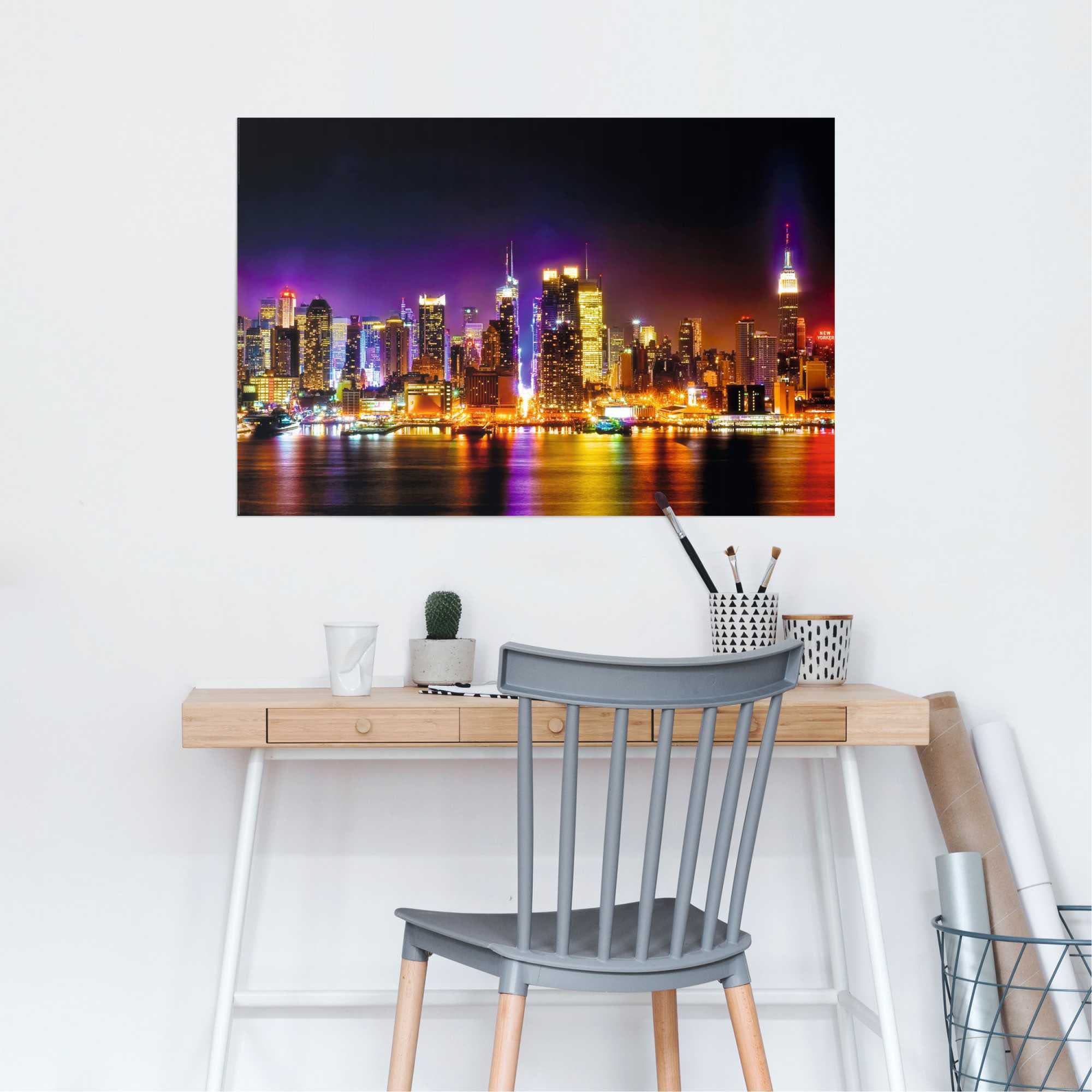 Reinders! Poster »Manhattan Skyline Reflektionen« 1 Stk. tlg.