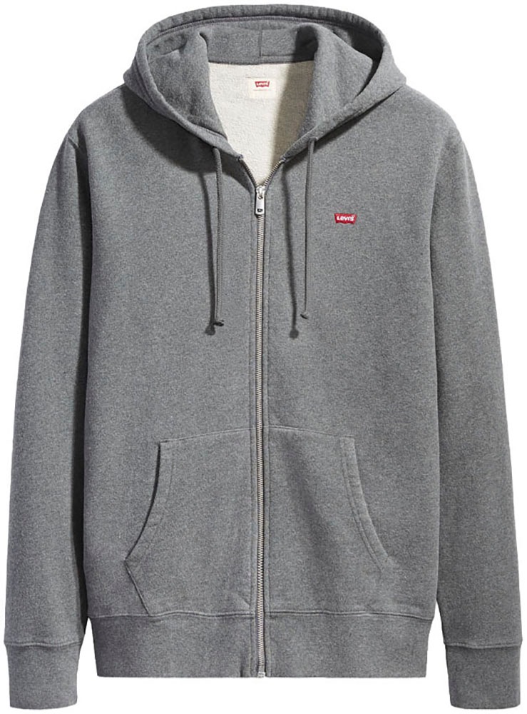 Levi's® Kapuzensweatjacke »NEW ORIGINAL ZIP UP« mit Logo-Stickerei und Kängurutasche