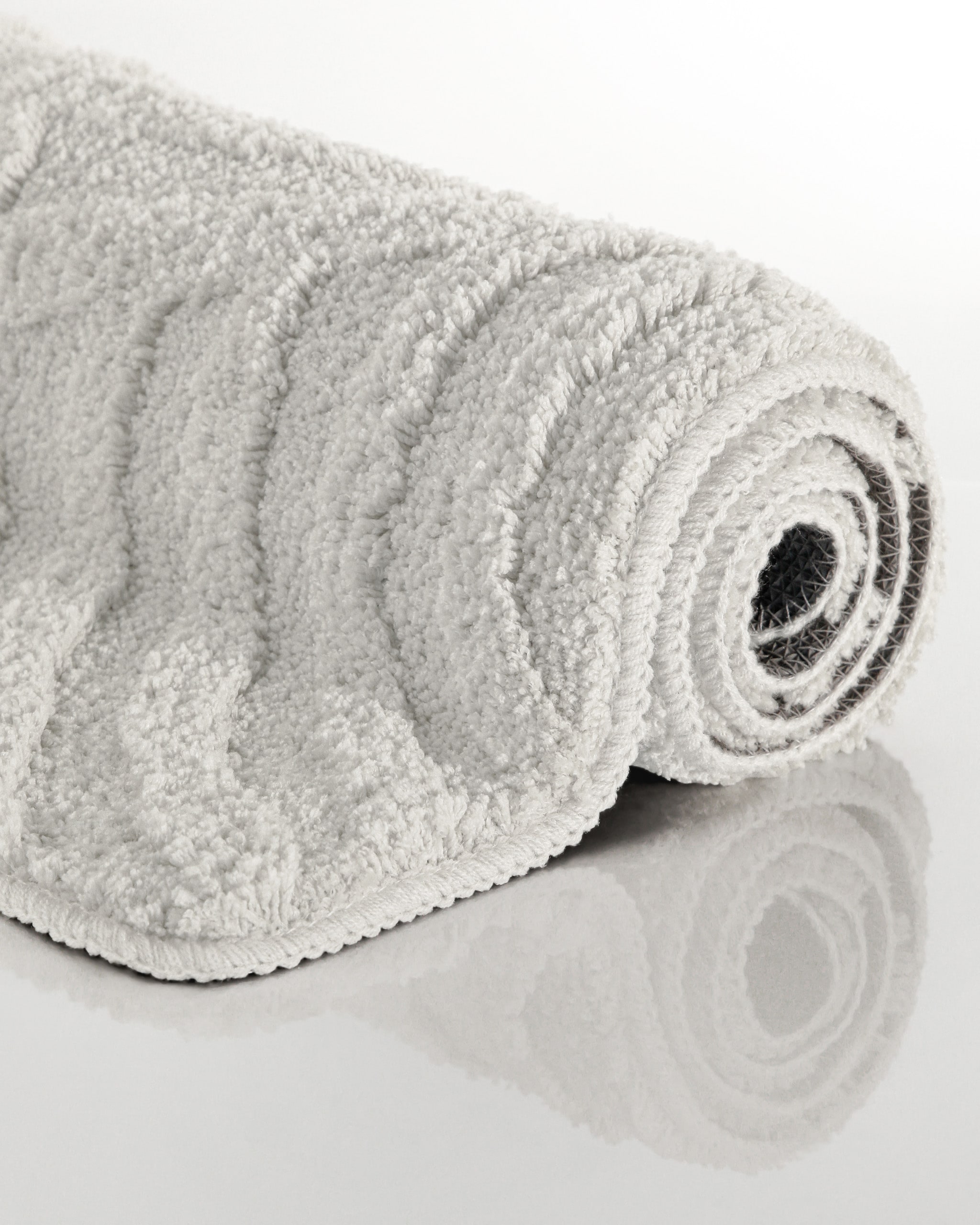 Wecon home Badematte »Fiete« Höhe 25 mm rutschhemmend beschichtet schnell trocknend Badteppich, Hoch-Tief-Effekt, weich, rutschhemmend, waschbar, getuftet