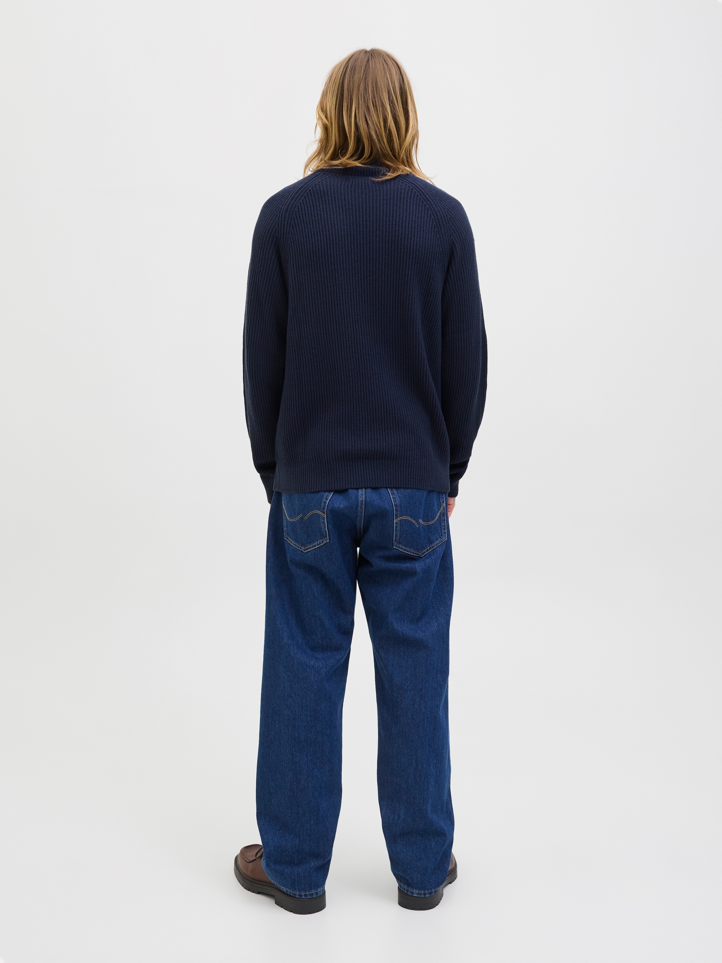 Jack & Jones Rollkragenpullover »JJPANNEL KNIT ROLL NECK AW25«