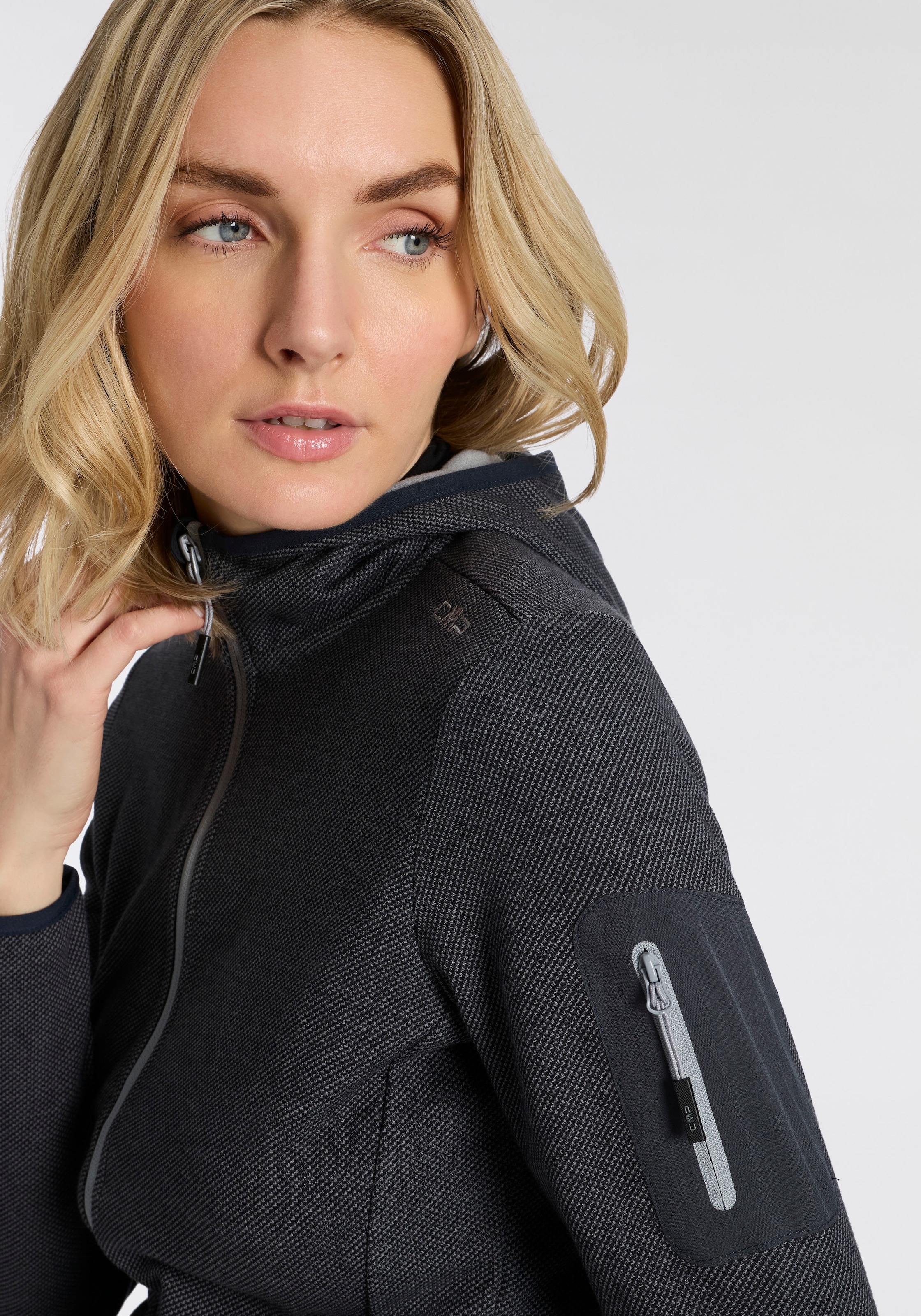 CMP Veste en laine polaire für sportliche Aktivitäten und Outdoor, Übergangsjacke