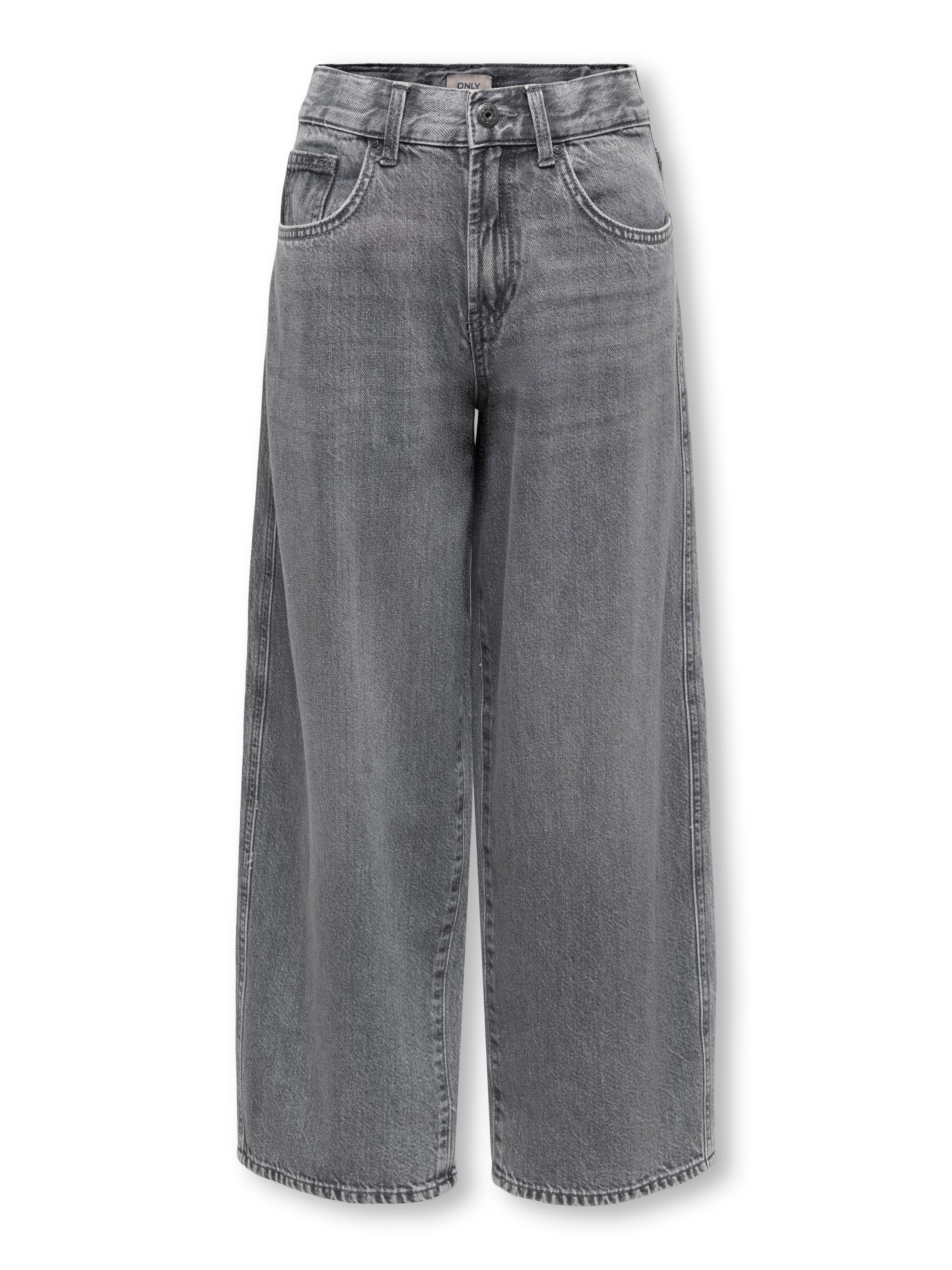 KIDS ONLY Jeans large »KOGTAYLOR HW BARREL DNM PIM828 NOOS« Mélange de coton, taille haute, coupe Barrel