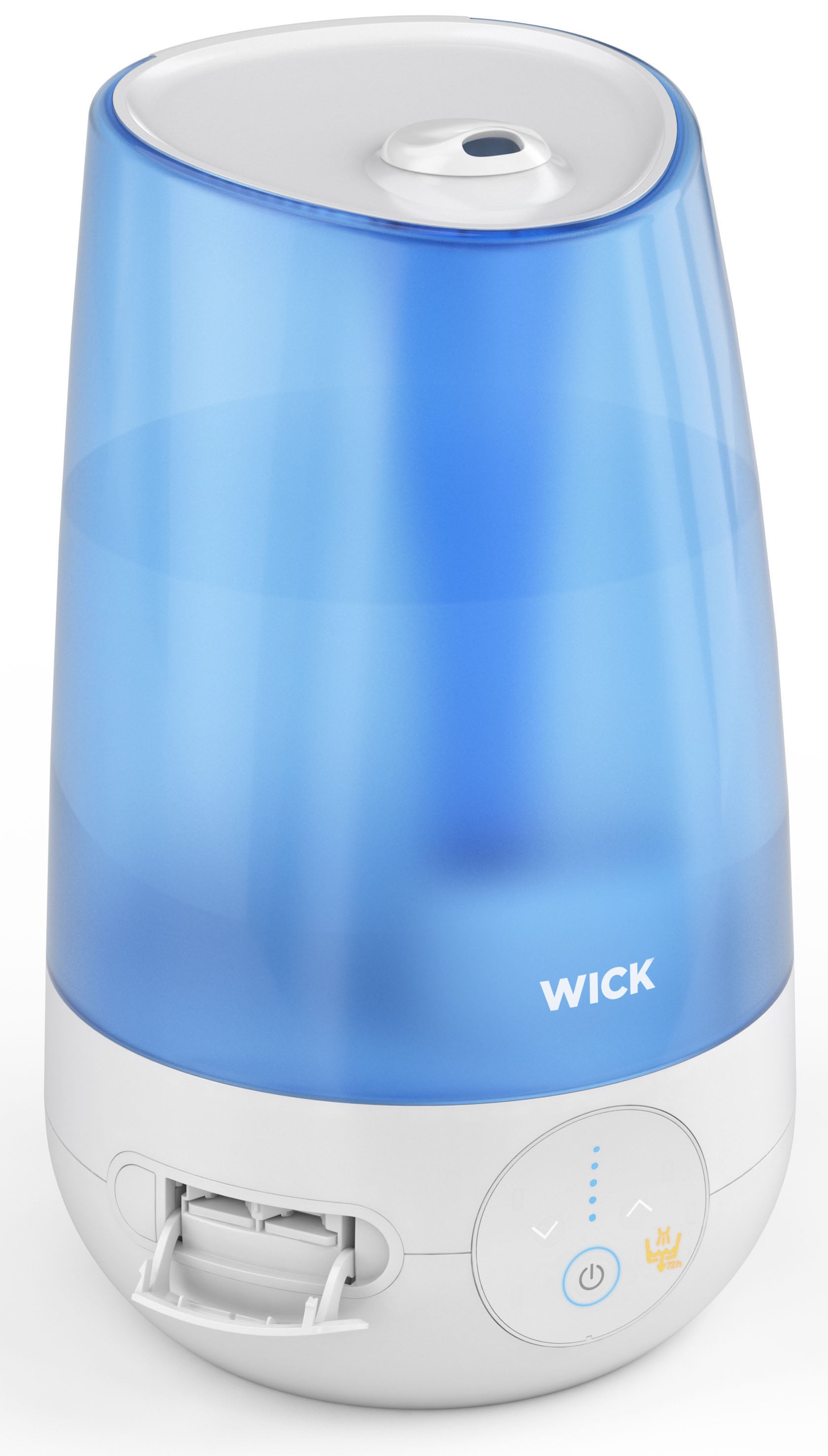 WICK Humidificateur d'air »Ultraschall-Kaltluftbefeuchter« 4,5 l Wassertank kompatibel mit den VapoPads Duftpads mit ätherischen Ölen