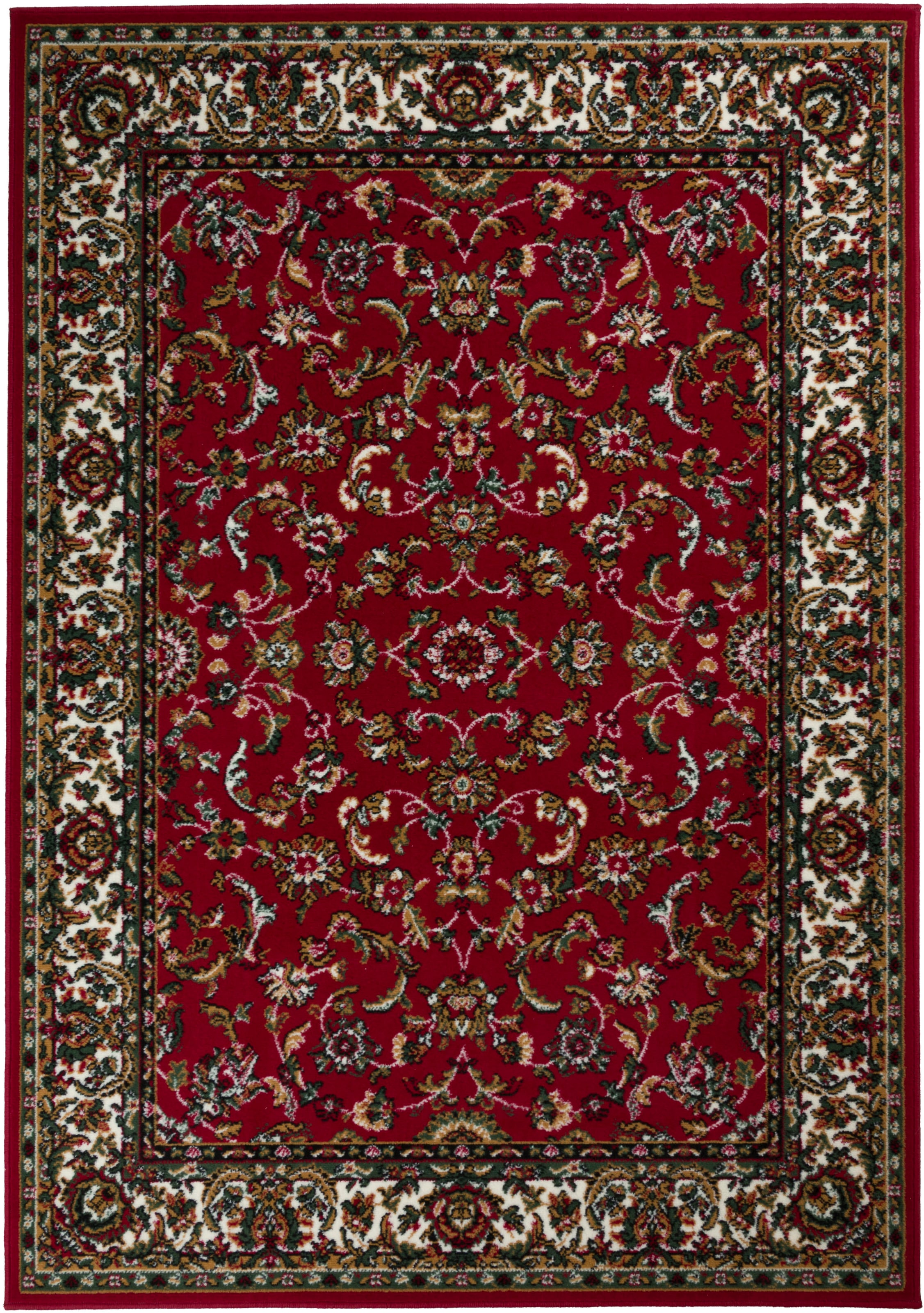 GOODproduct Tapis »Ezzo, mit Bordüre, Kurzflor, Made in Belgium« Rectangulaire 7 mm Höhe aspect orient, tapis, salon, salle à manger, chambre à coucher
