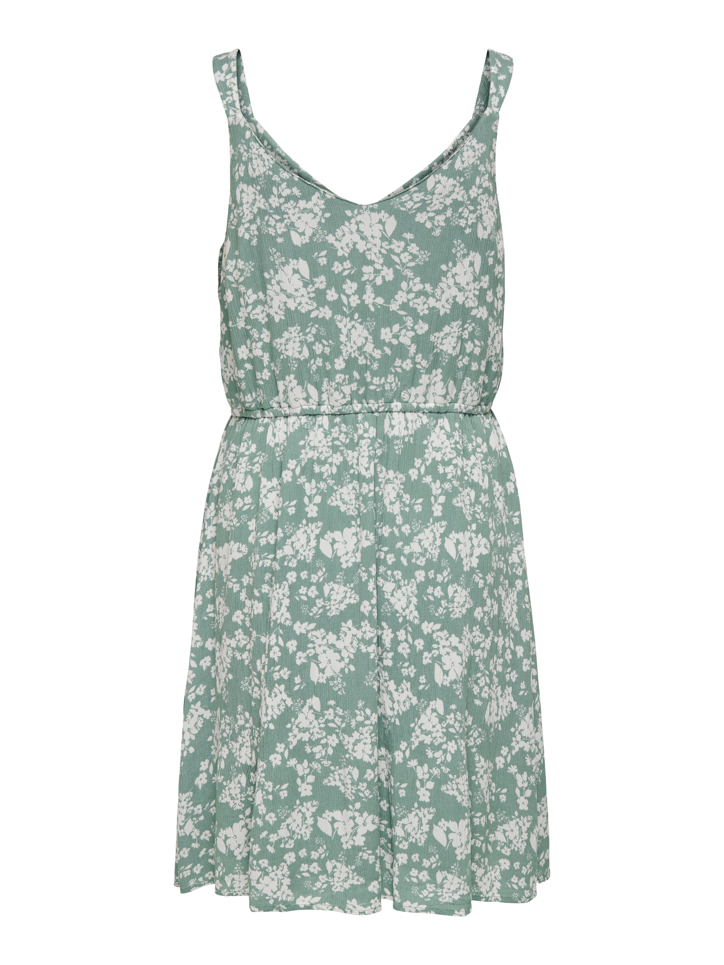 ONLY Robe à bretelles »ONLKARMEN LIFE S/L SHORT DRESS WVN NOOS« viscose, coupe régulière, encolure en V