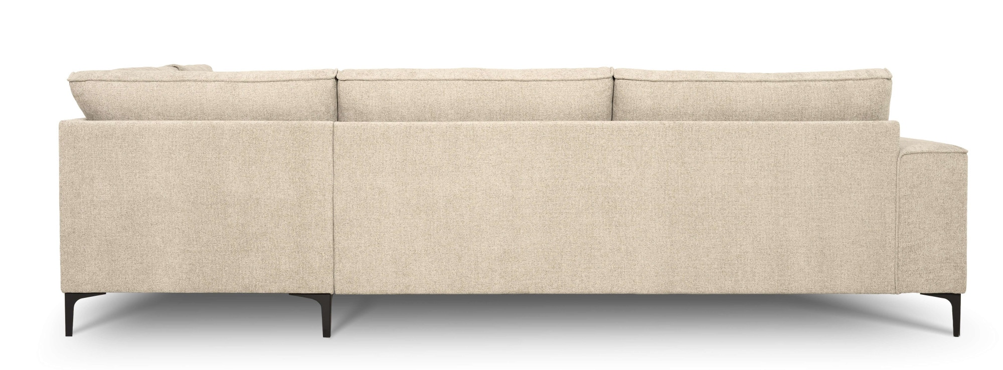 GOODproduct Ecksofa »OLAND L-Form, B: 289 cm, Skandi-Design, Chenille-Bezug« Struktur, Flachgewebe, Luxus-Microfaser, Boucle