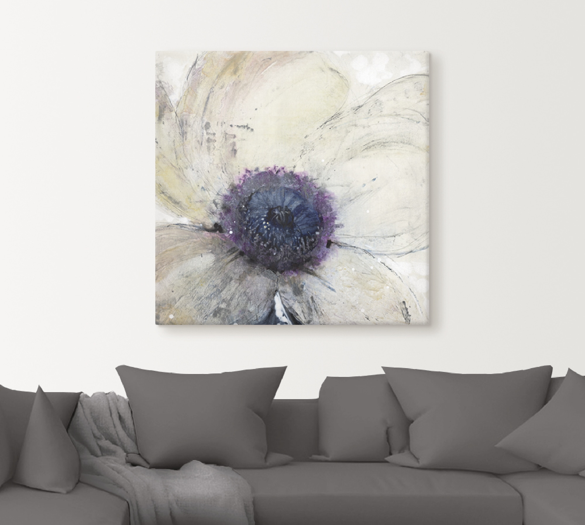 Artland Wandbild »Blumenfluss II« 1 Stk. tlg. als Alubild, Outdoorbild, Leinwandbild, Wandaufkleber, versch. Grössen