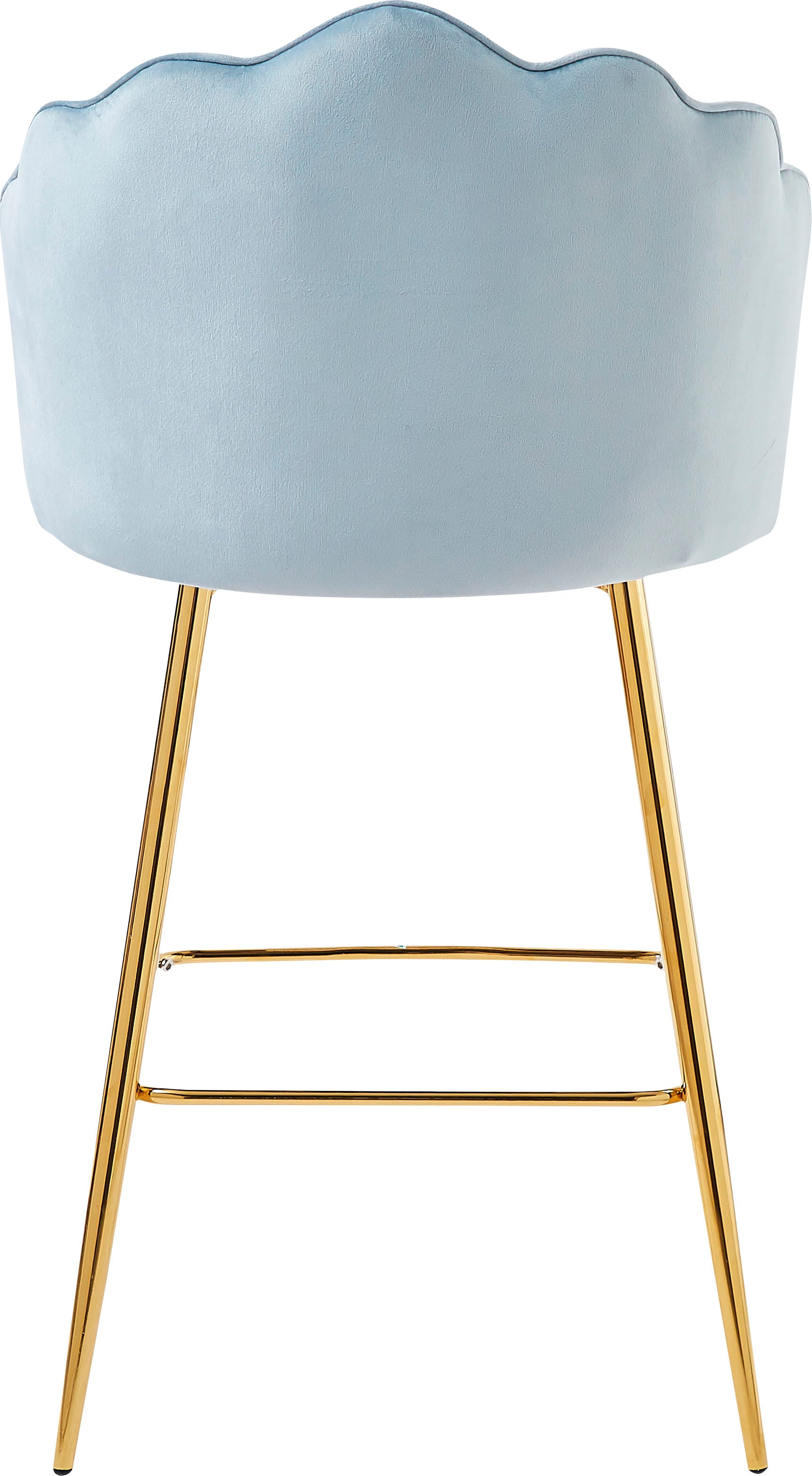 SalesFever Barhocker »Clam Barstuhl mit Stil« Set, 2er Set,  Extravagantes Muscheldesign im praktischen 2er Set