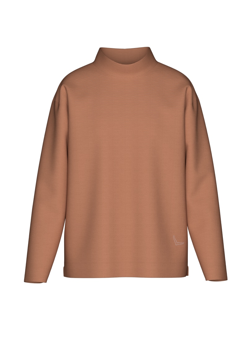 Trigema Sweatshirt »TRIGEMA Sweatshirt mit Stehkragen«
