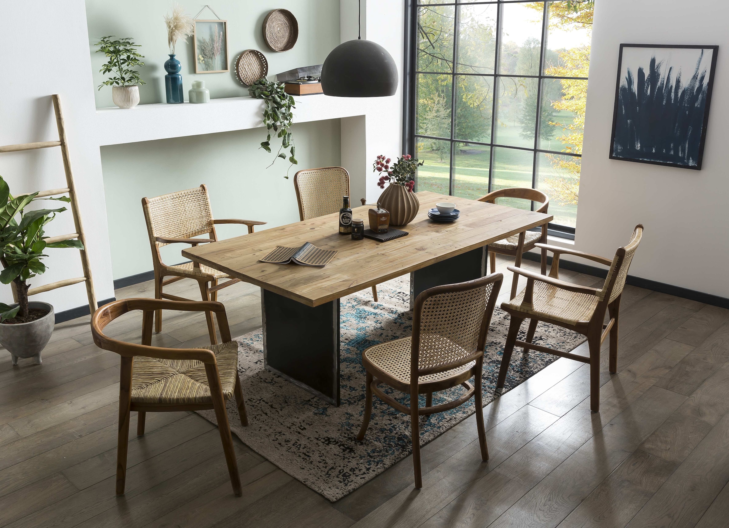 SIT Pied de table »Chinon aus Metall im Used Look für Platten von 160–240 cm« 1 cuis tlg. aspect usé