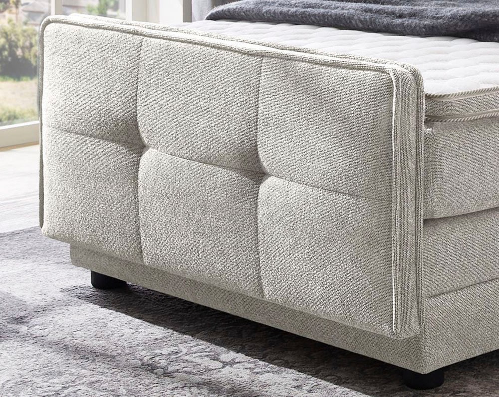 Jockenhöfer Gruppe Lit boxspring »Paloma, Kopf- und Fussteil elektromotorisch verstellbar« KS-Topper, incl. matelas TTFK 7 zones H4