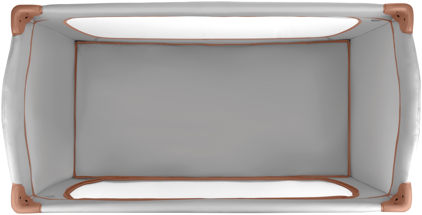 Hauck Baby-Reisebett »Sleep N Play Go Plus, Dusty Cork« mit integrierten Rädern; Vorderausstieg