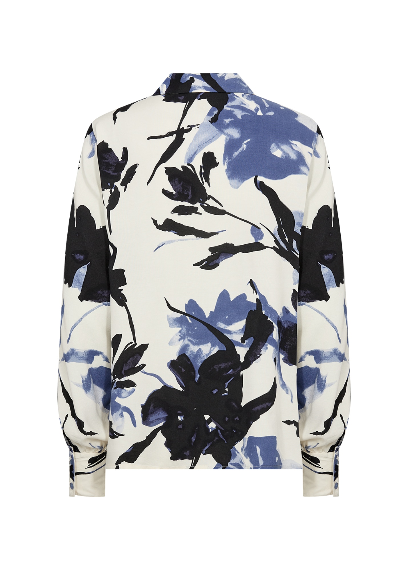 soyaconcept Blouse à pression »SC-BENE 2« aus Viskose, Regular Fit, Langarm, mit Blusenkragen, pflegeleicht